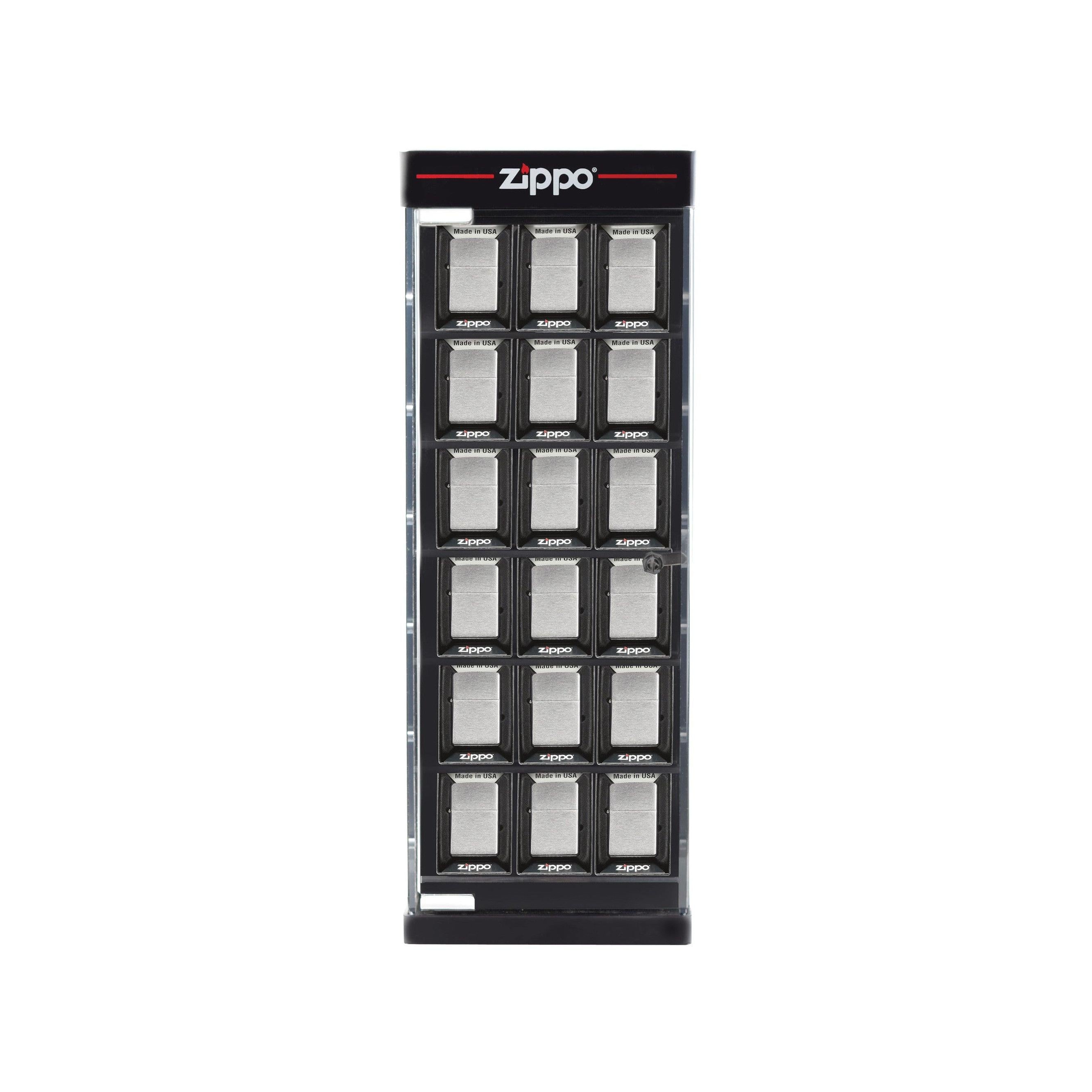 Zippo 18 Piece Wall Mount Display