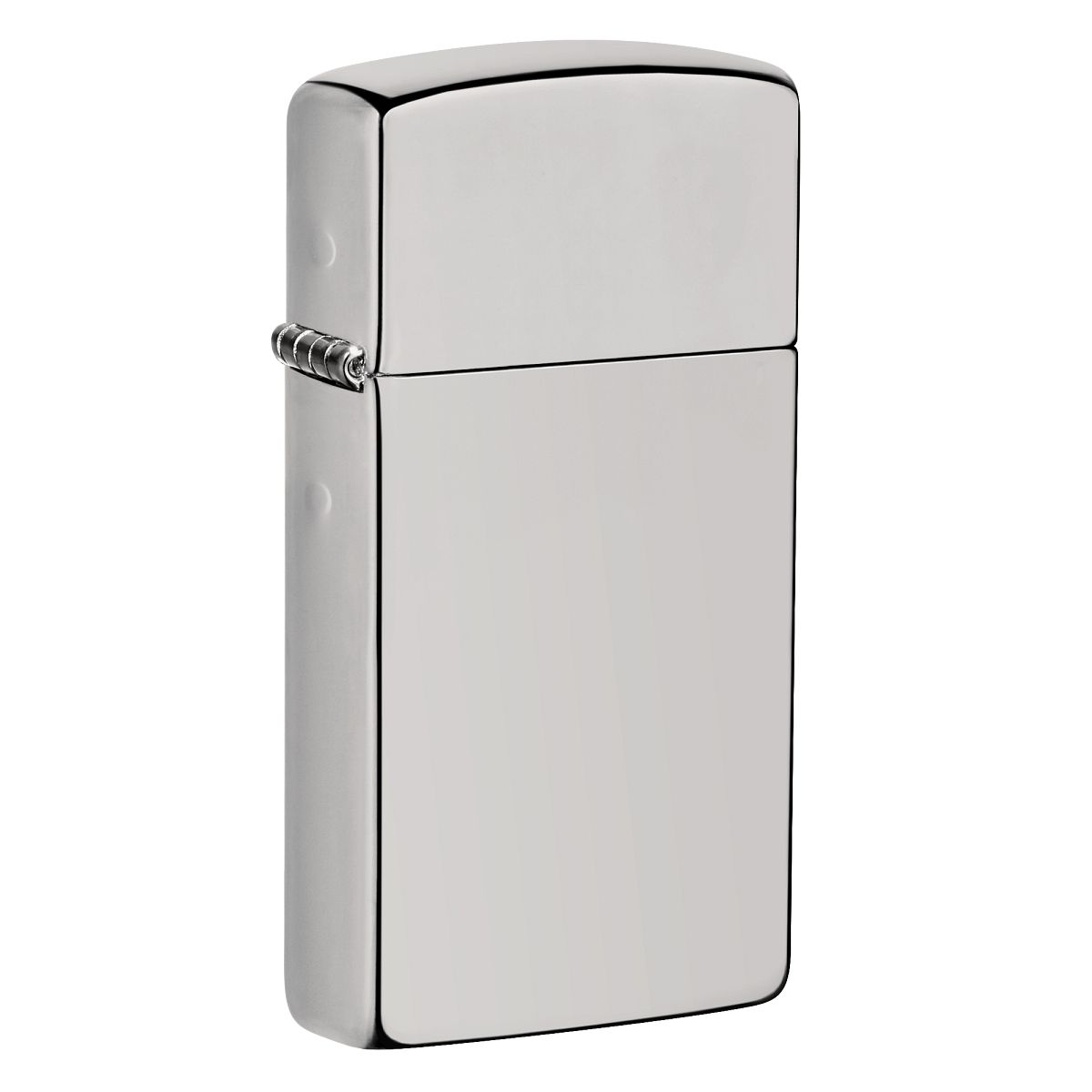 Zippo Lighter: Slim, Solid Sterling Silver - High Polish 1500