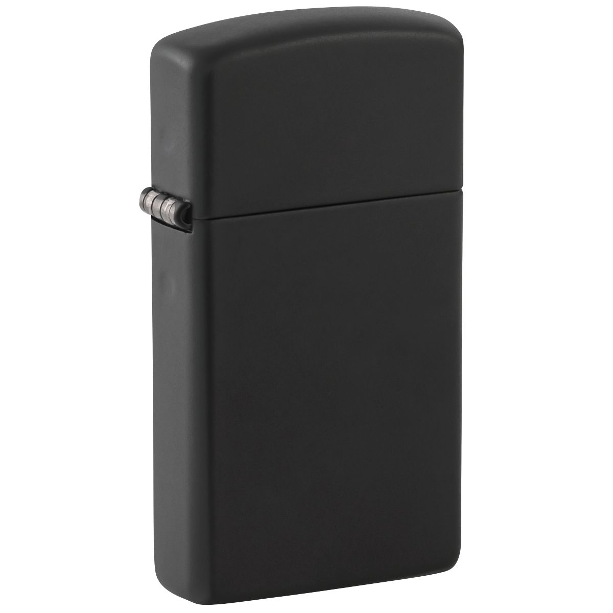 Zippo Lighter: Slim - Black Matte 1618
