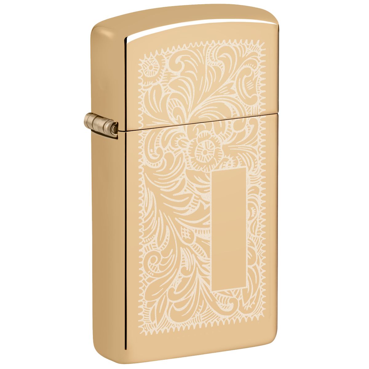 Zippo Lighter: Slim Venetian - HP Brass 1652B