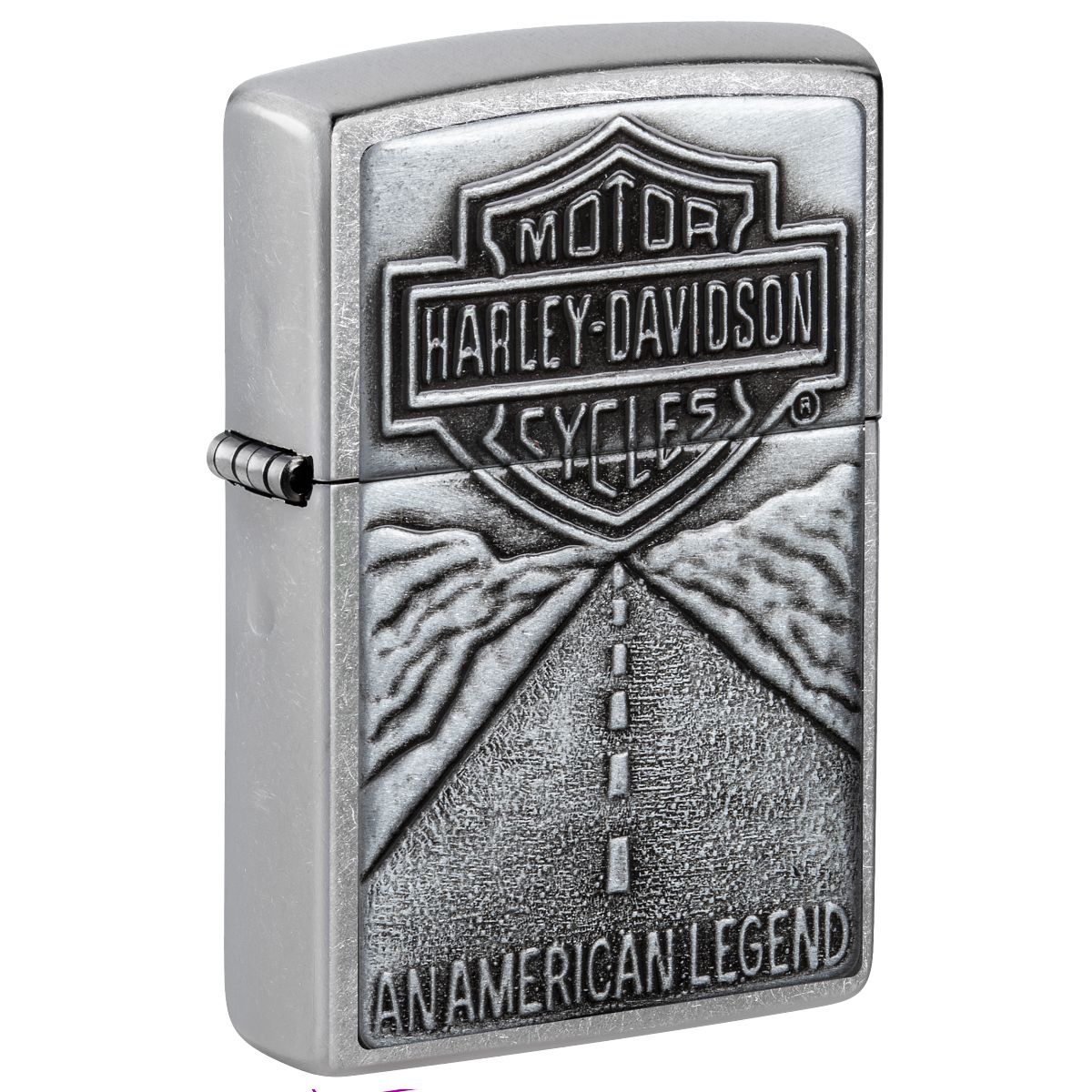 Zippo Lighter: Harley-Davidson American Legend - Street Chrome
