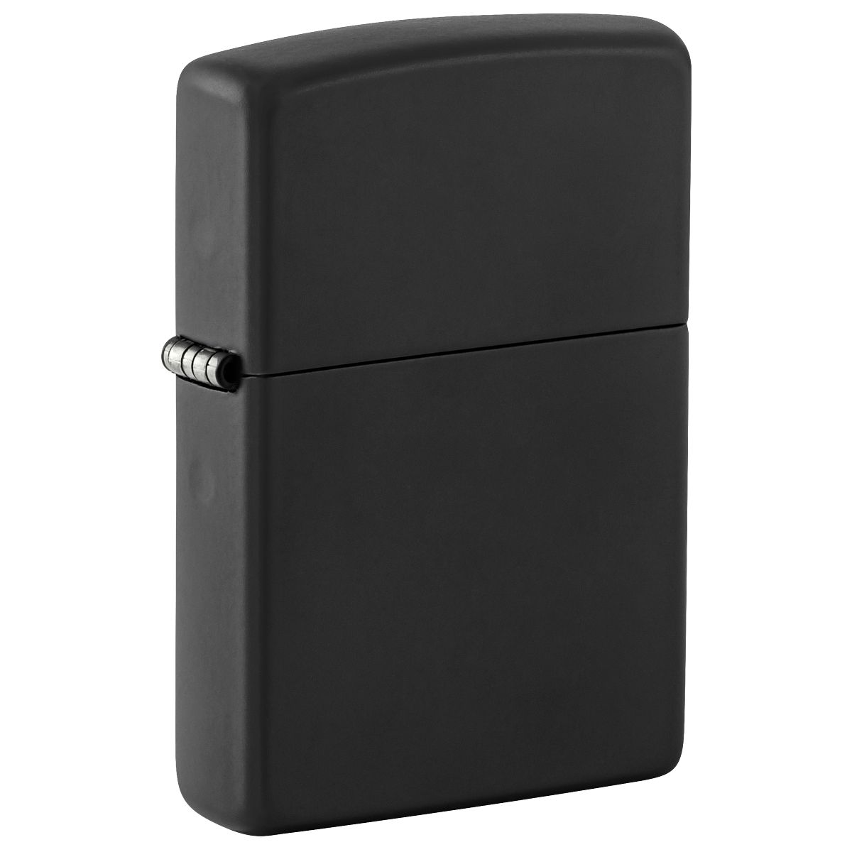 Zippo Lighter: Black Matte 218