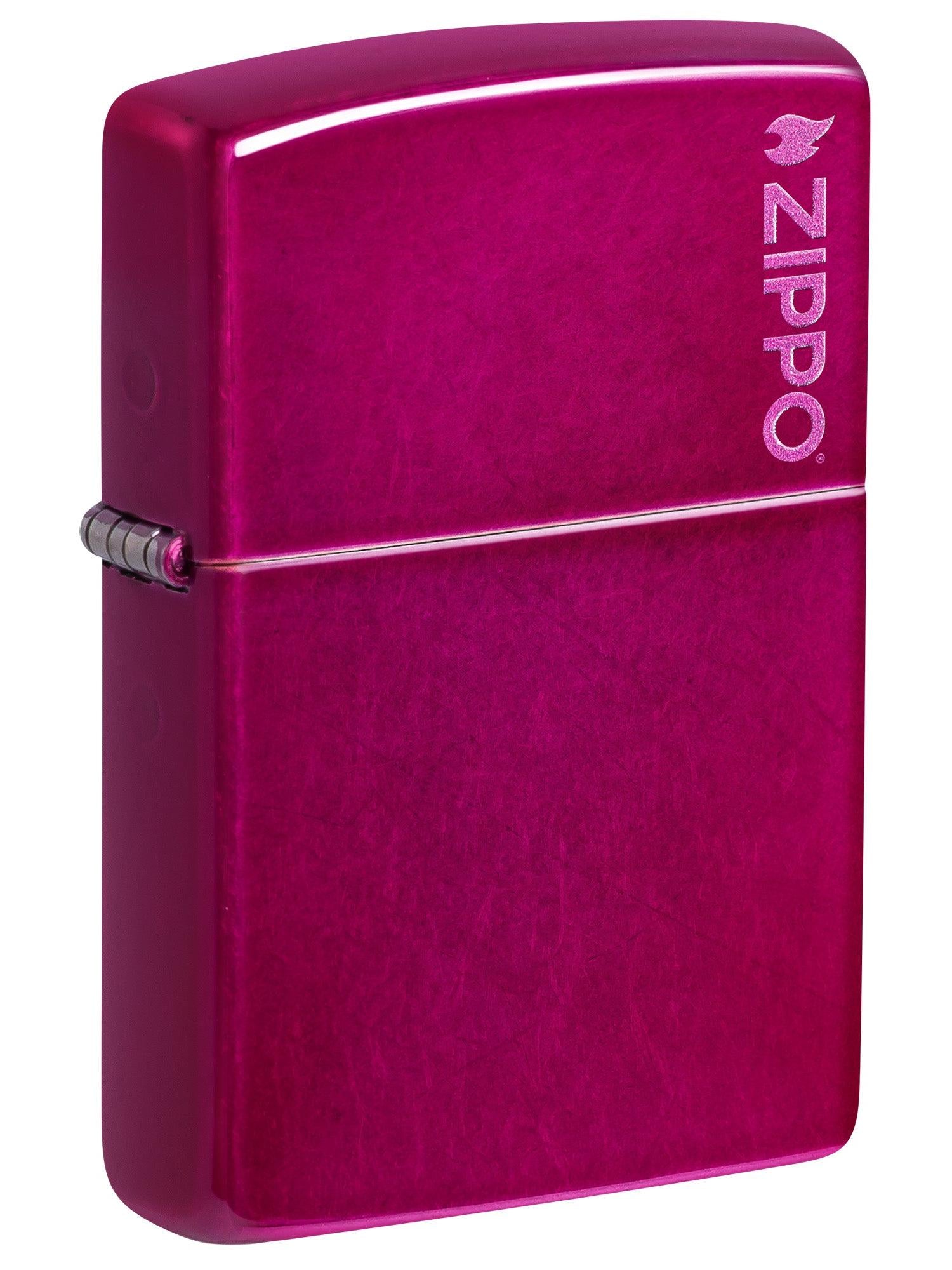 Zippo Lighter: Zippo Logo - Candy Raspberry 24003ZL