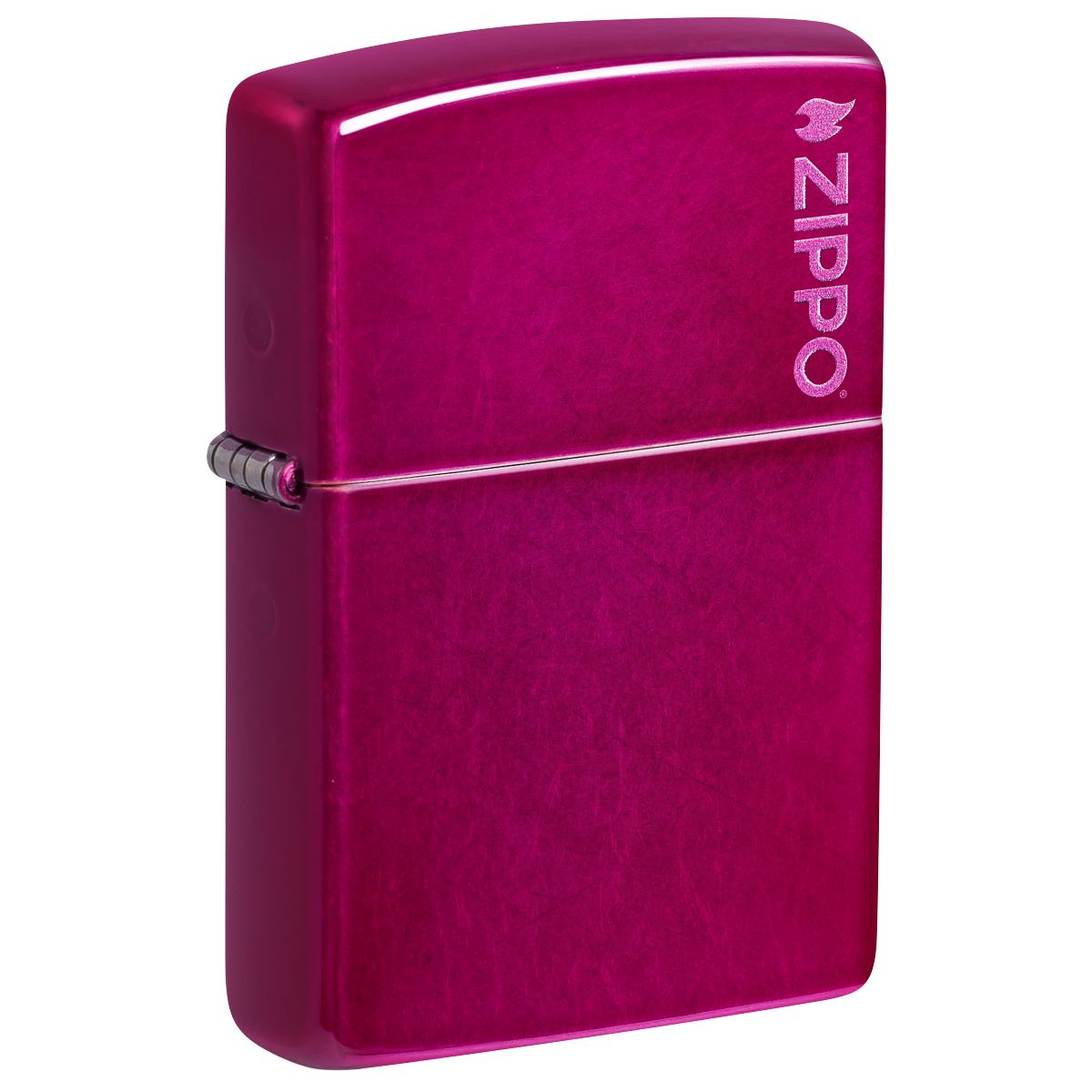 Zippo Lighter: Zippo Logo - Candy Raspberry 24003ZL