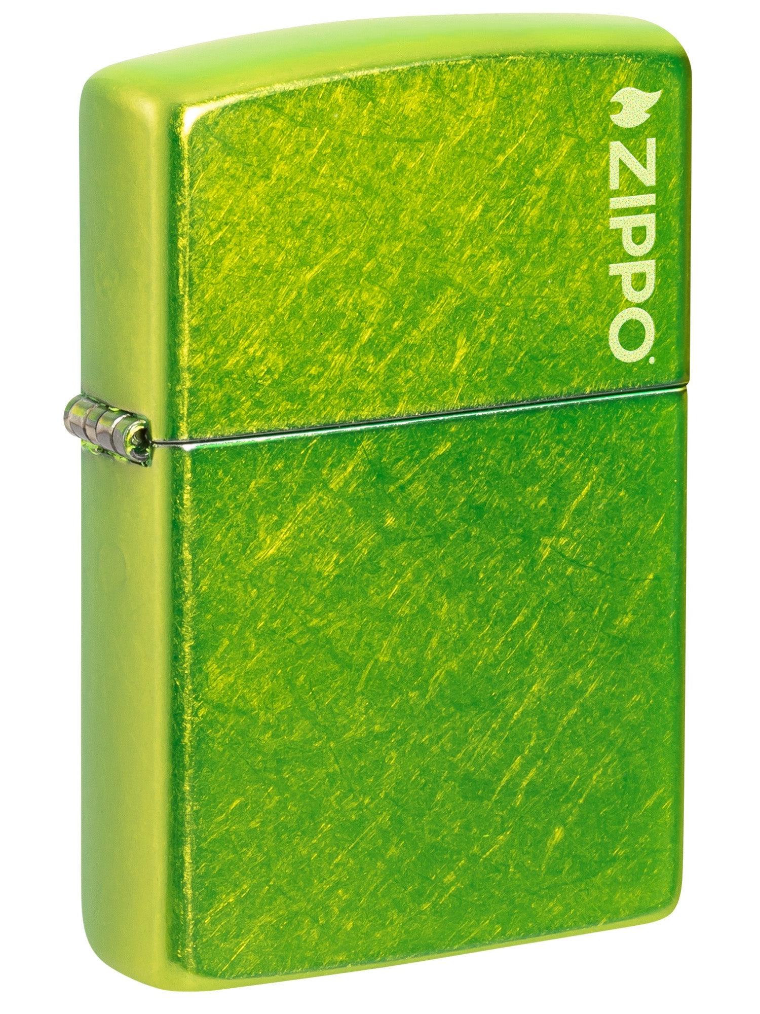 Zippo Lighter: Lurid with Zippo Logo - 24513ZL