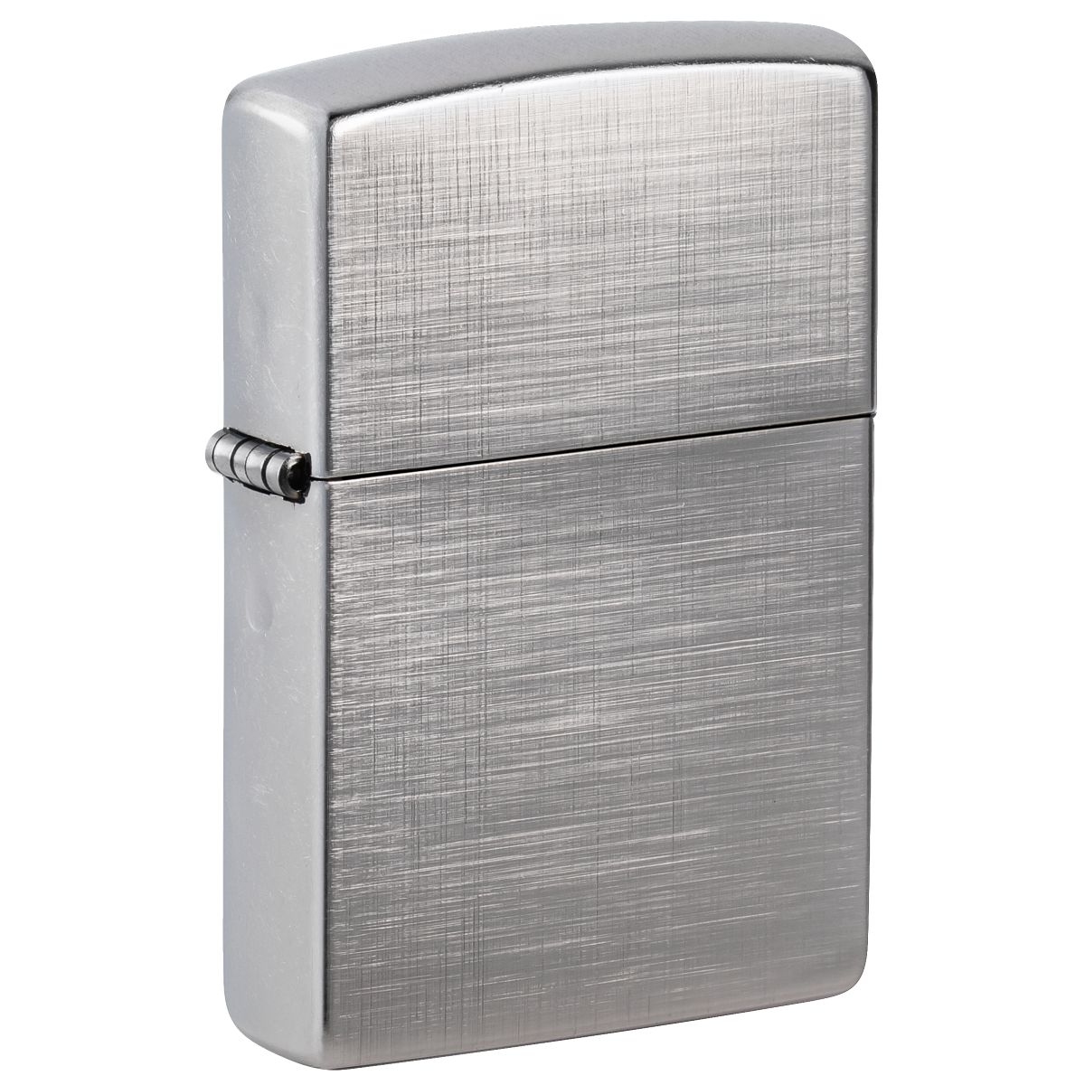 Zippo Lighter: Linen Weave - Brushed Chrome 28181