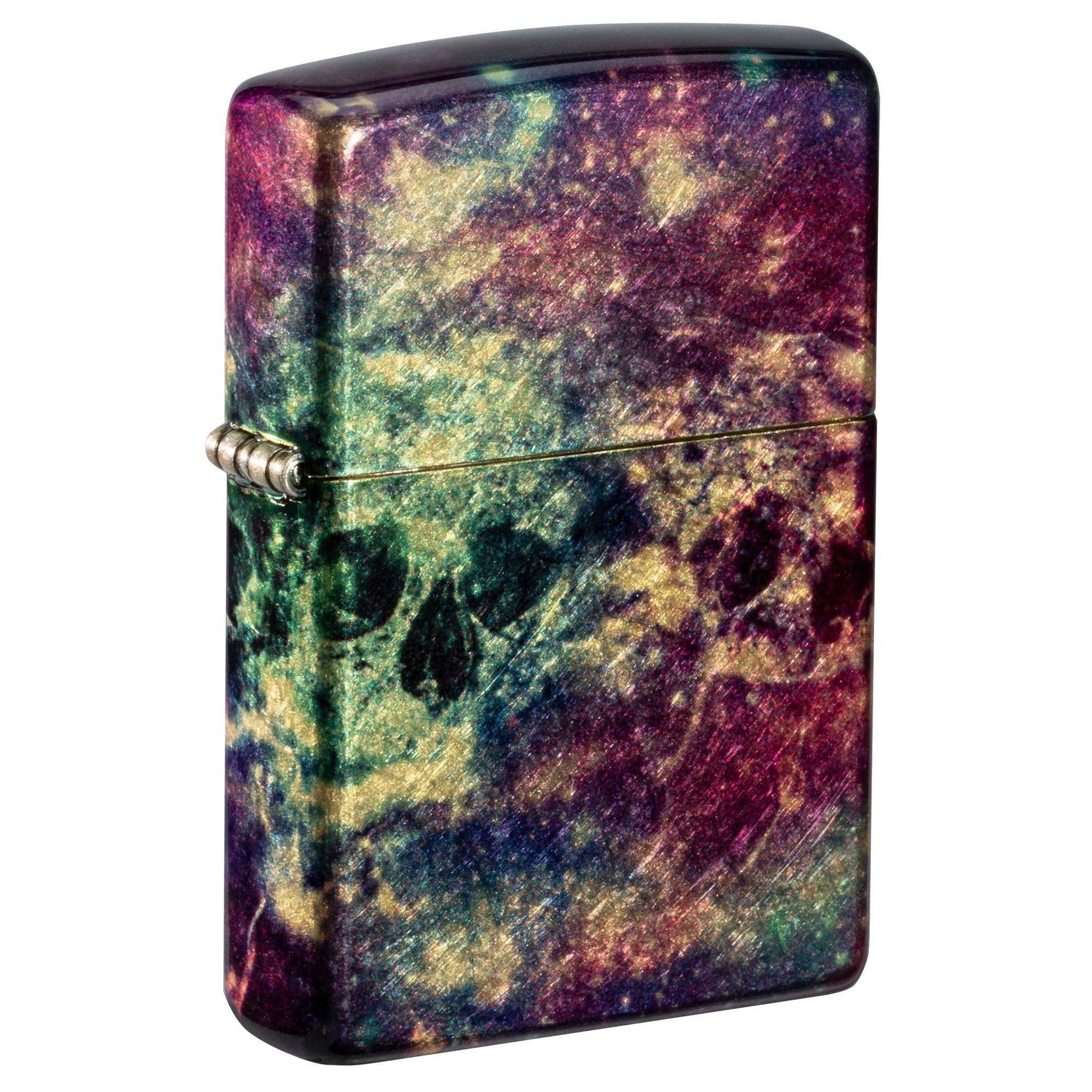 Zippo Lighter: Galaxy Skull Design - 540 Fusion 46147