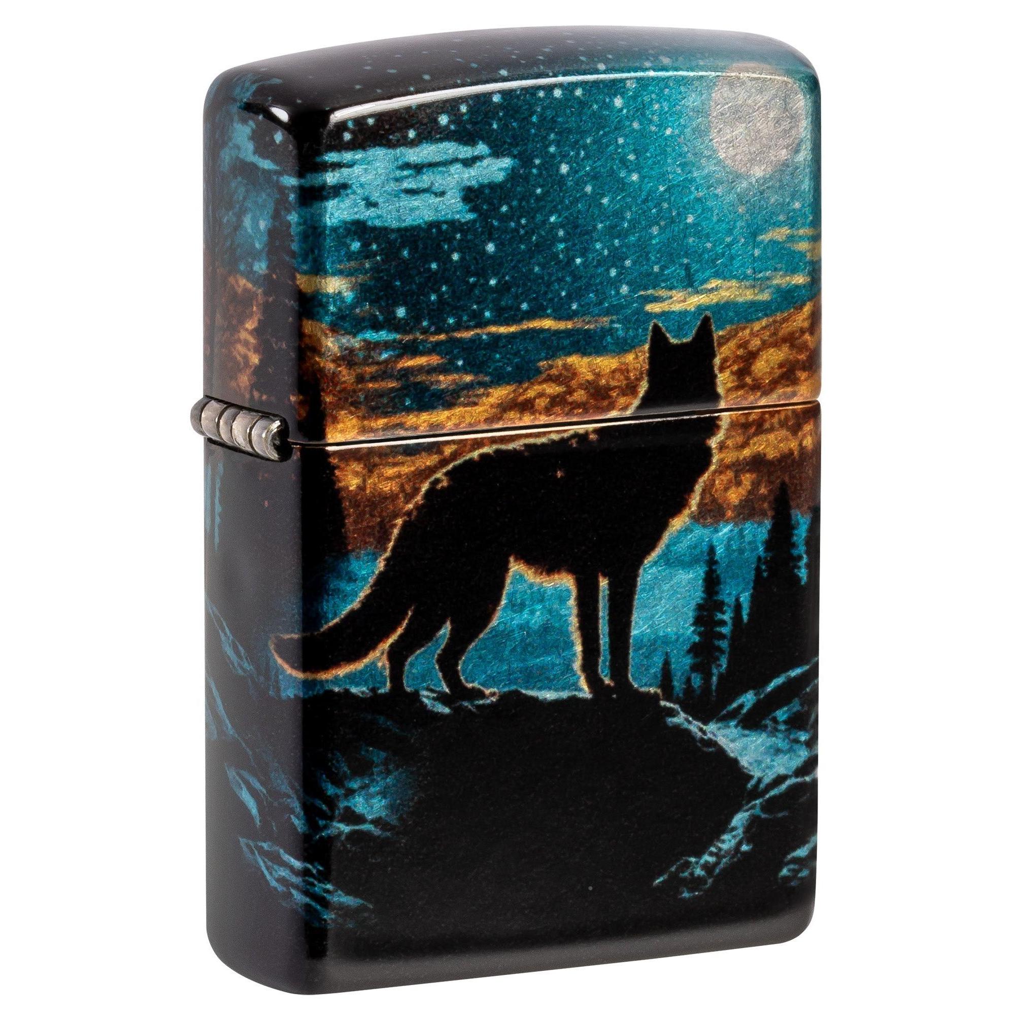 Zippo Lighter: Moonlight Wolf - 540 Fusion 46252