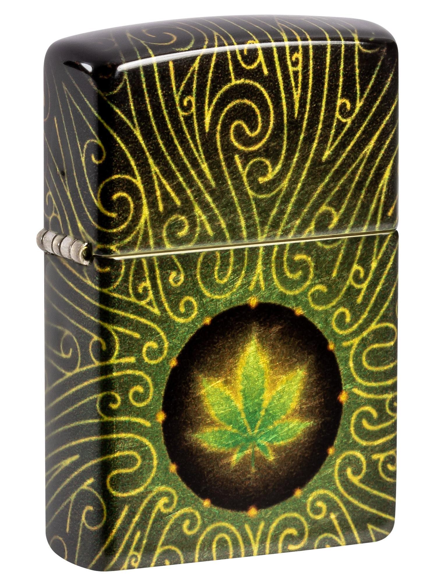 Zippo Lighter: Weed Leaf Maze - 540 Fusion 46276