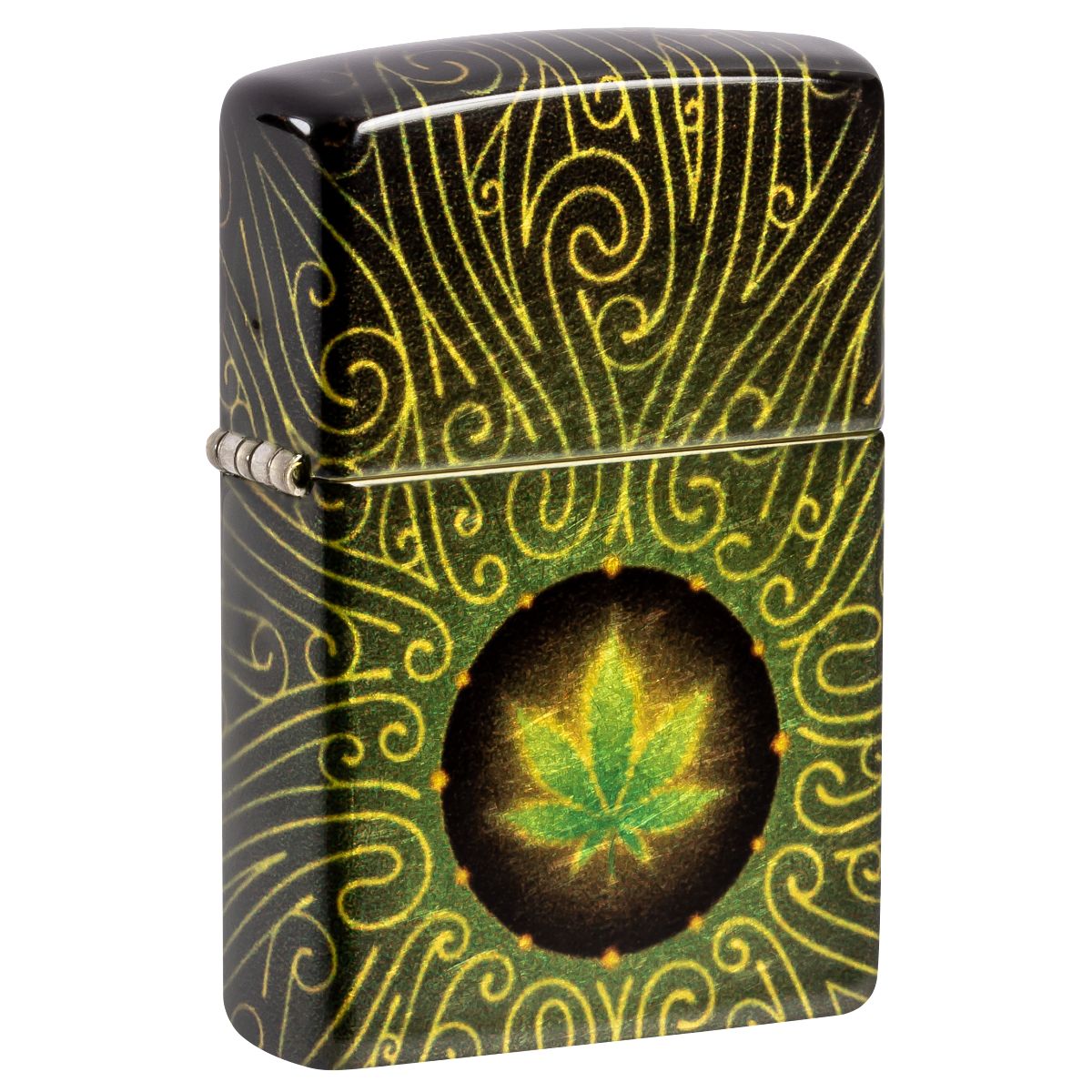 Zippo Lighter: Weed Leaf Maze - 540 Fusion 46276