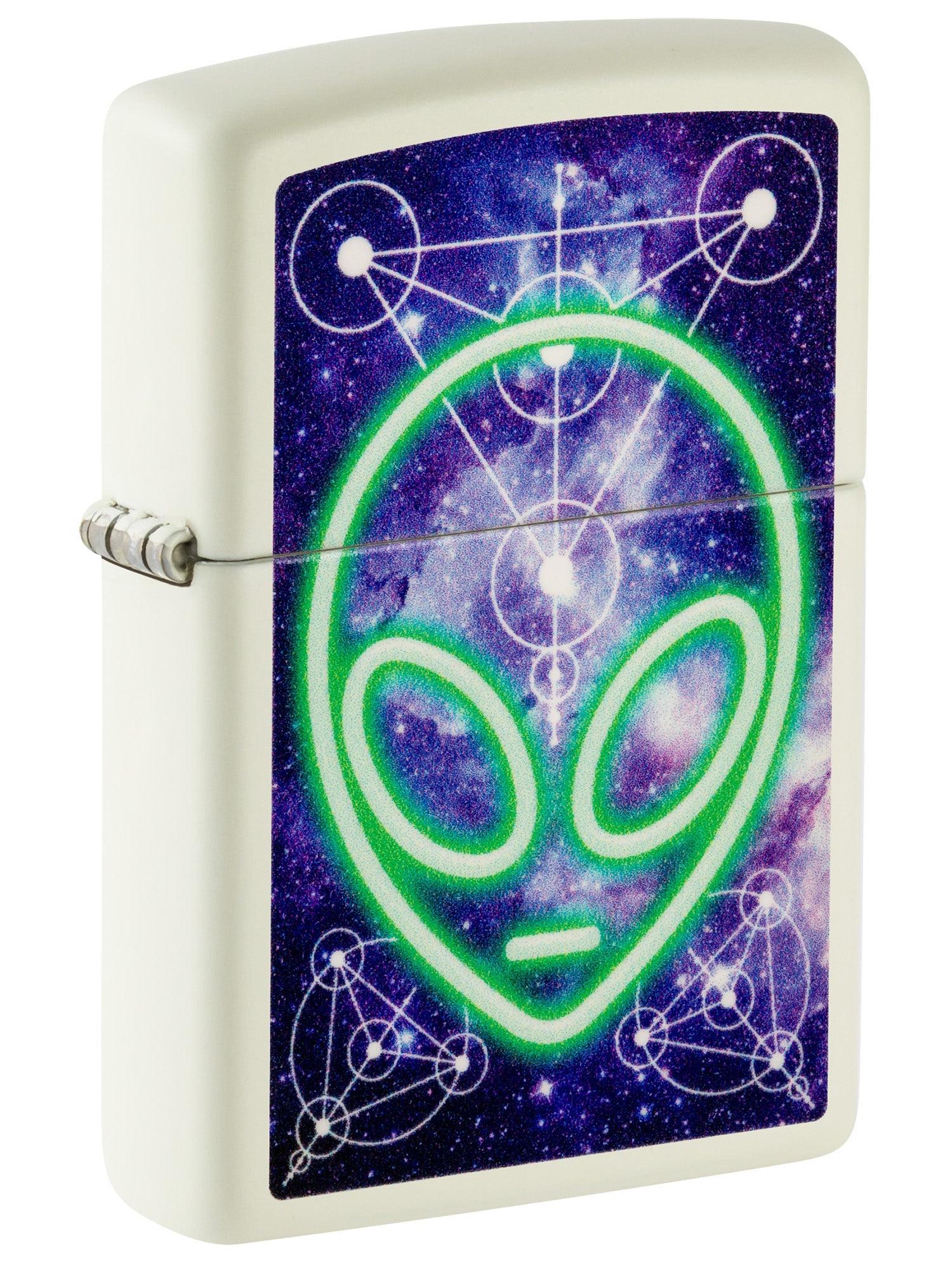 Zippo Lighter: Alien Head - Glow-in-the-Dark 46288