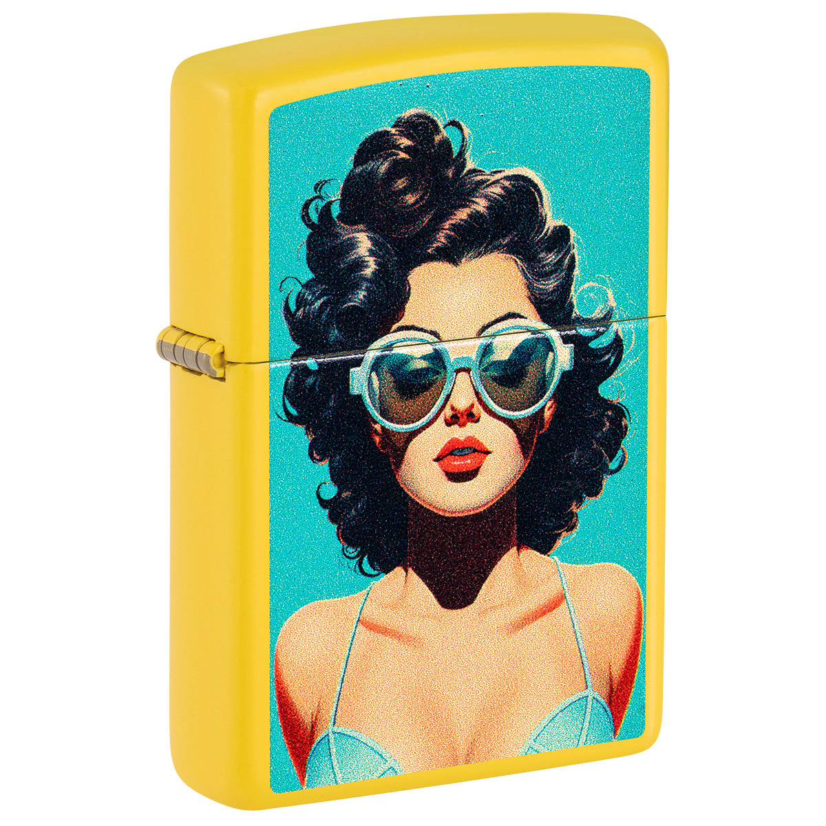 Zippo Lighter: Vintage Pin-Up Girl - Sunflower 46330