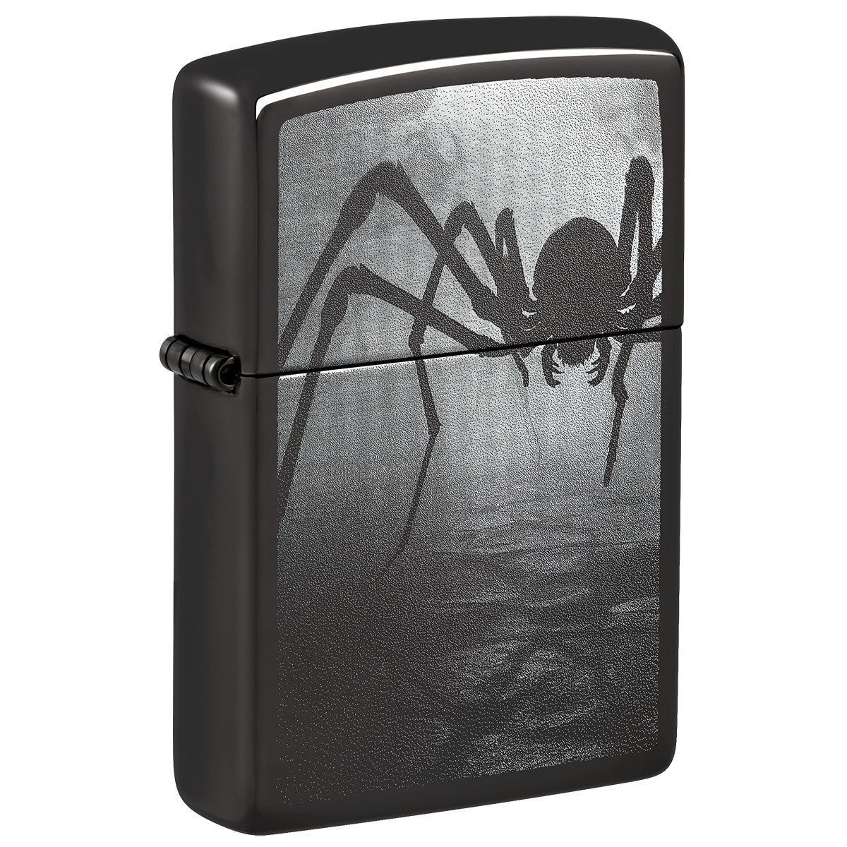 Zippo Lighter: Spider Silhouette - High Polish Black 46343
