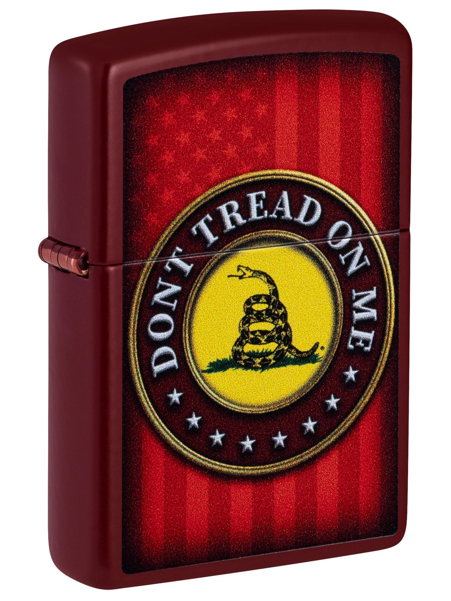 Zippo Lighter: Don't Tread on Me - Merlot 46419