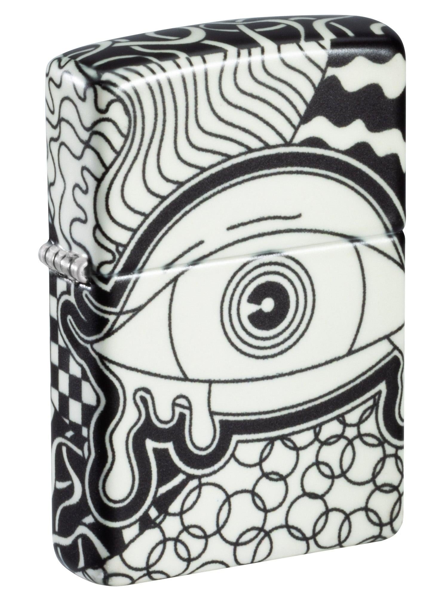 Zippo Lighter: Vision Test, Glow-in-the-Dark - 540 Color 46428