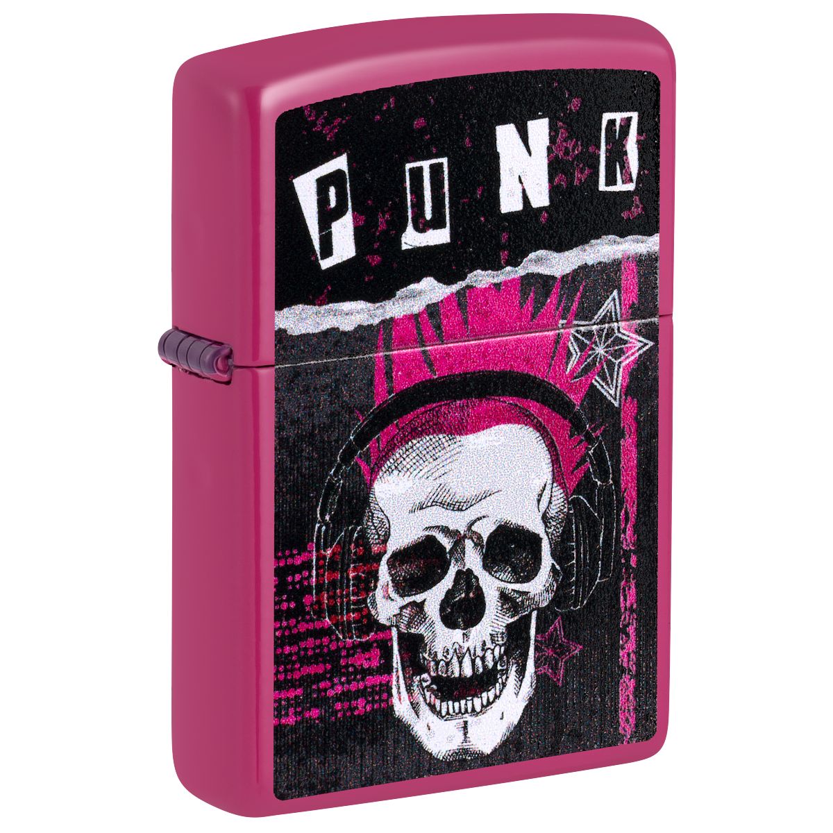 Zippo Lighter: Punk Skull Design - Frequency 46430