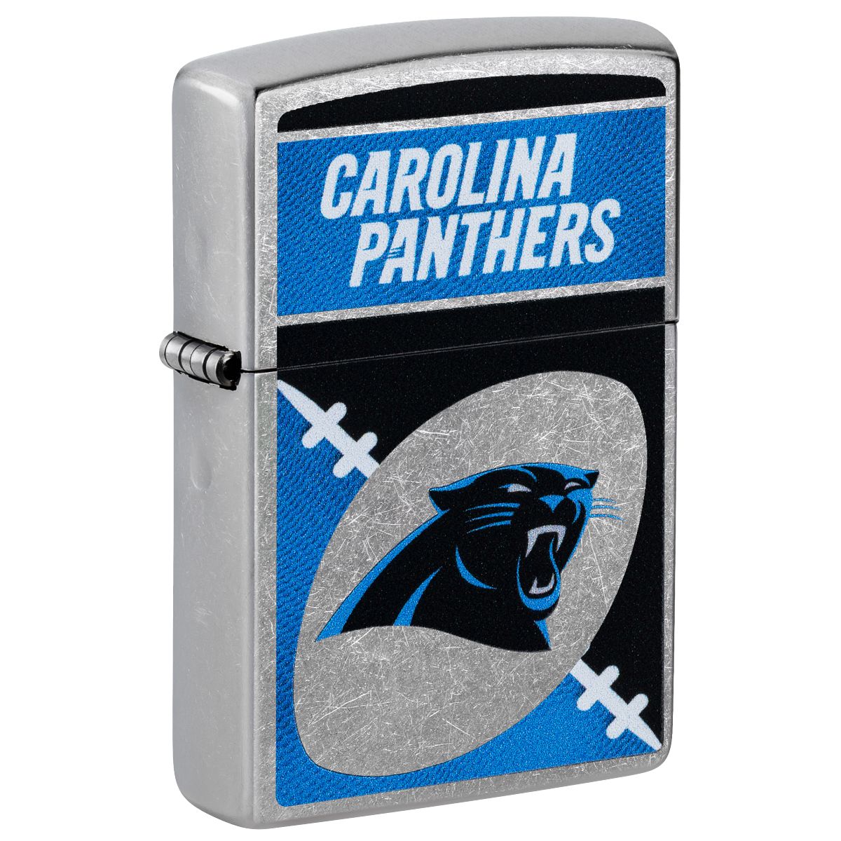 Zippo Lighter: NFL Football, Carolina Panthers - Street Chrome 46439