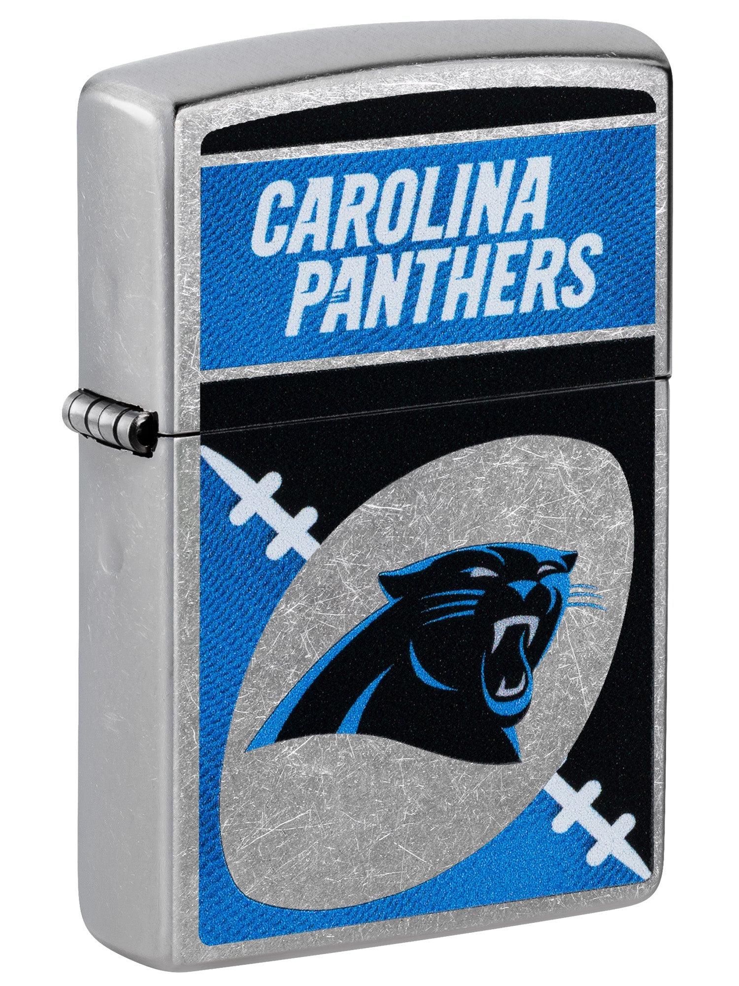 Zippo Lighter: NFL Football, Carolina Panthers - Street Chrome 46439
