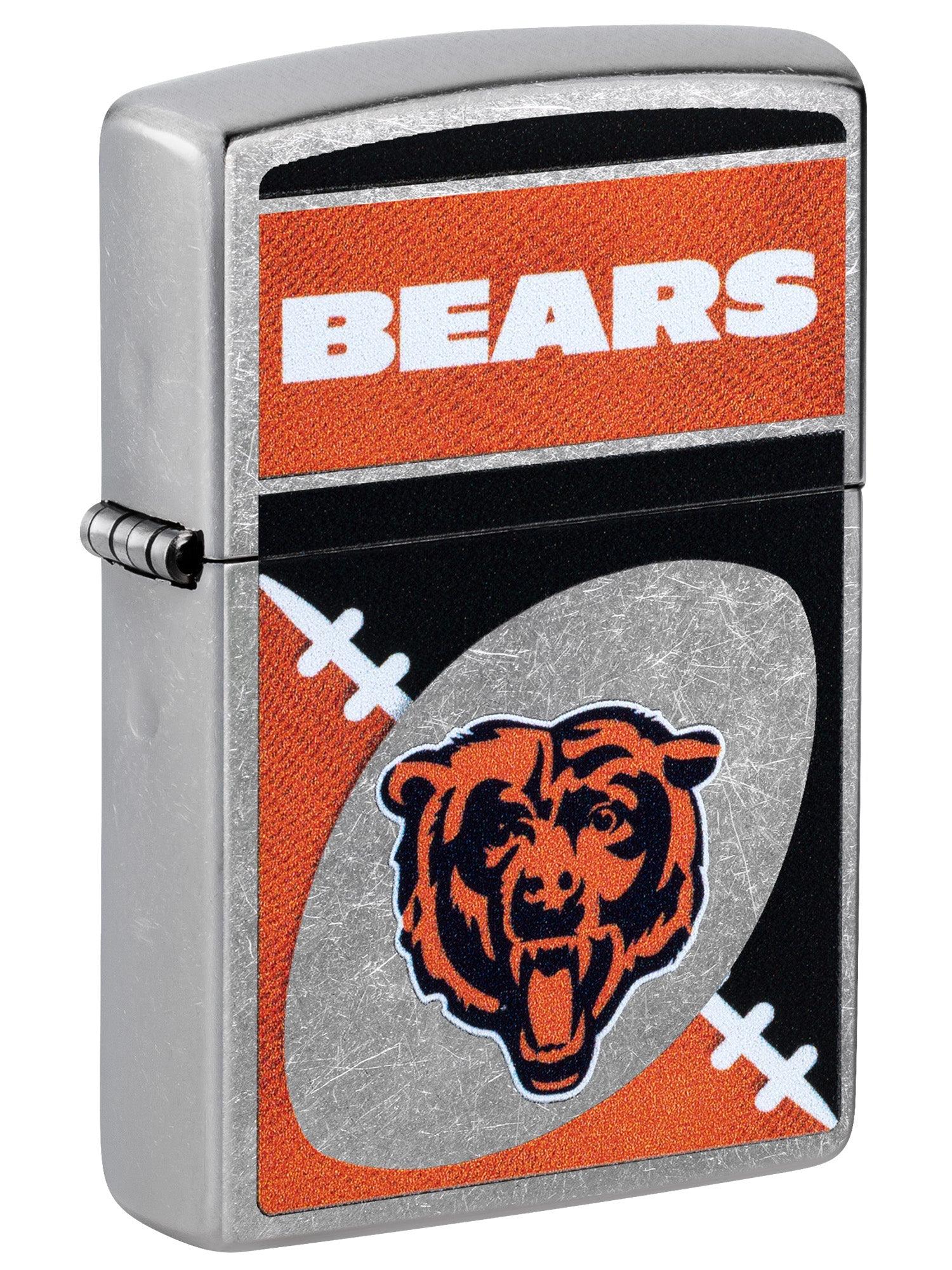 Zippo Lighter: NFL Football, Chicago Bears - Street Chrome 46440