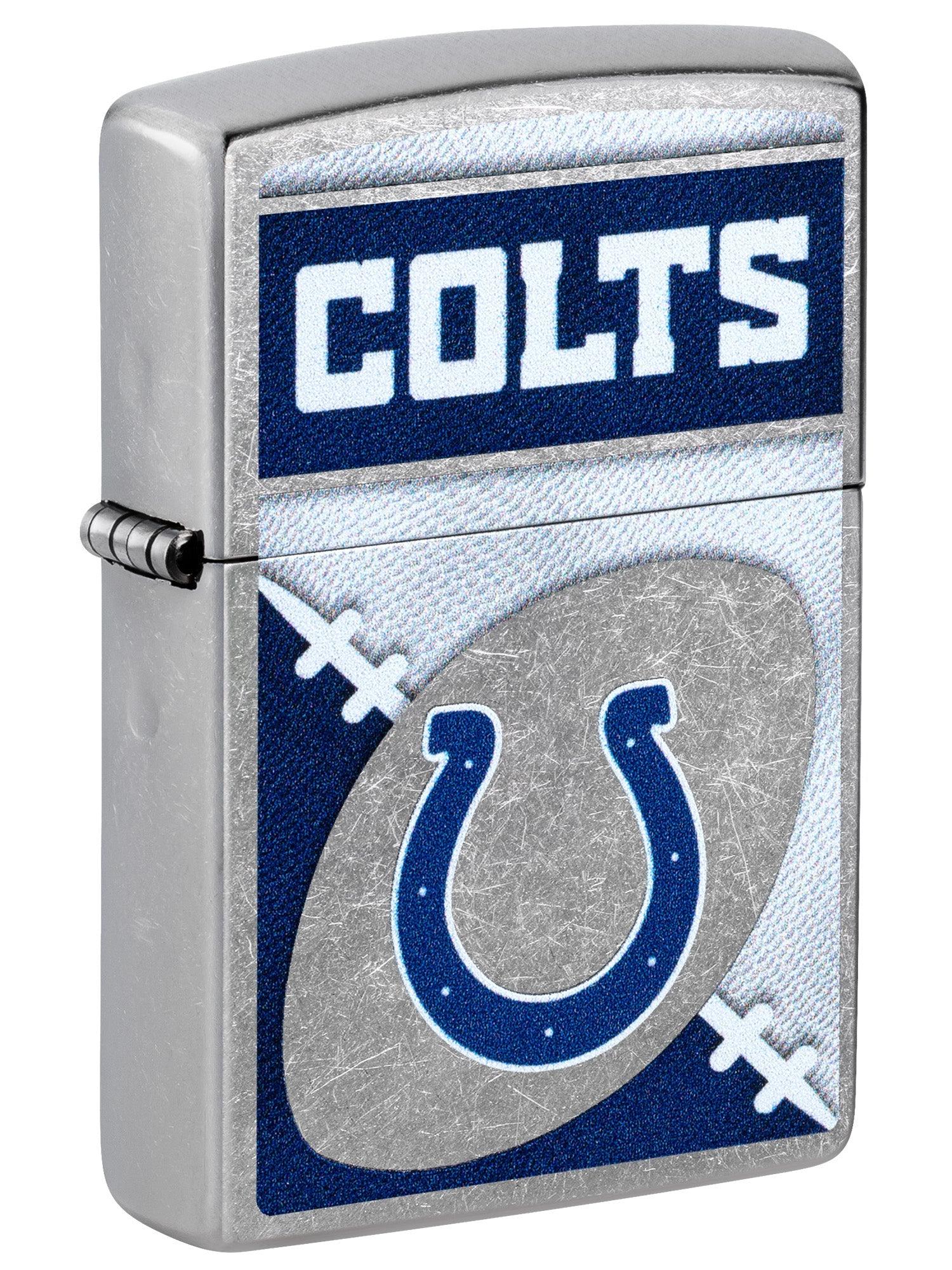 Zippo Lighter: NFL Football, Indianapolis Colts - Street Chrome 46448