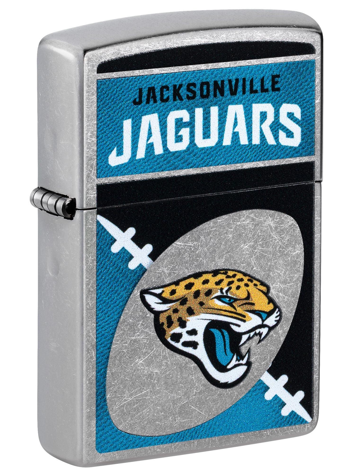 Zippo Lighter: NFL Football, Jacksonville Jaguars - Street Chrome 46449