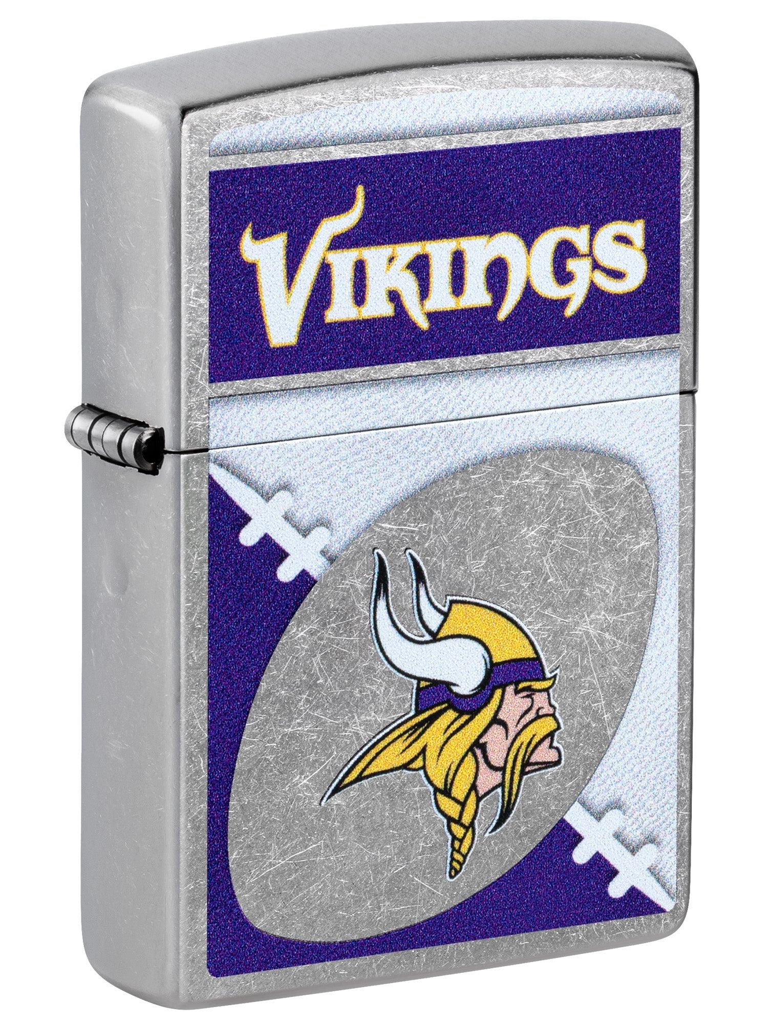 Zippo Lighter: NFL Football, Minnesota Vikings - Street Chrome 46455