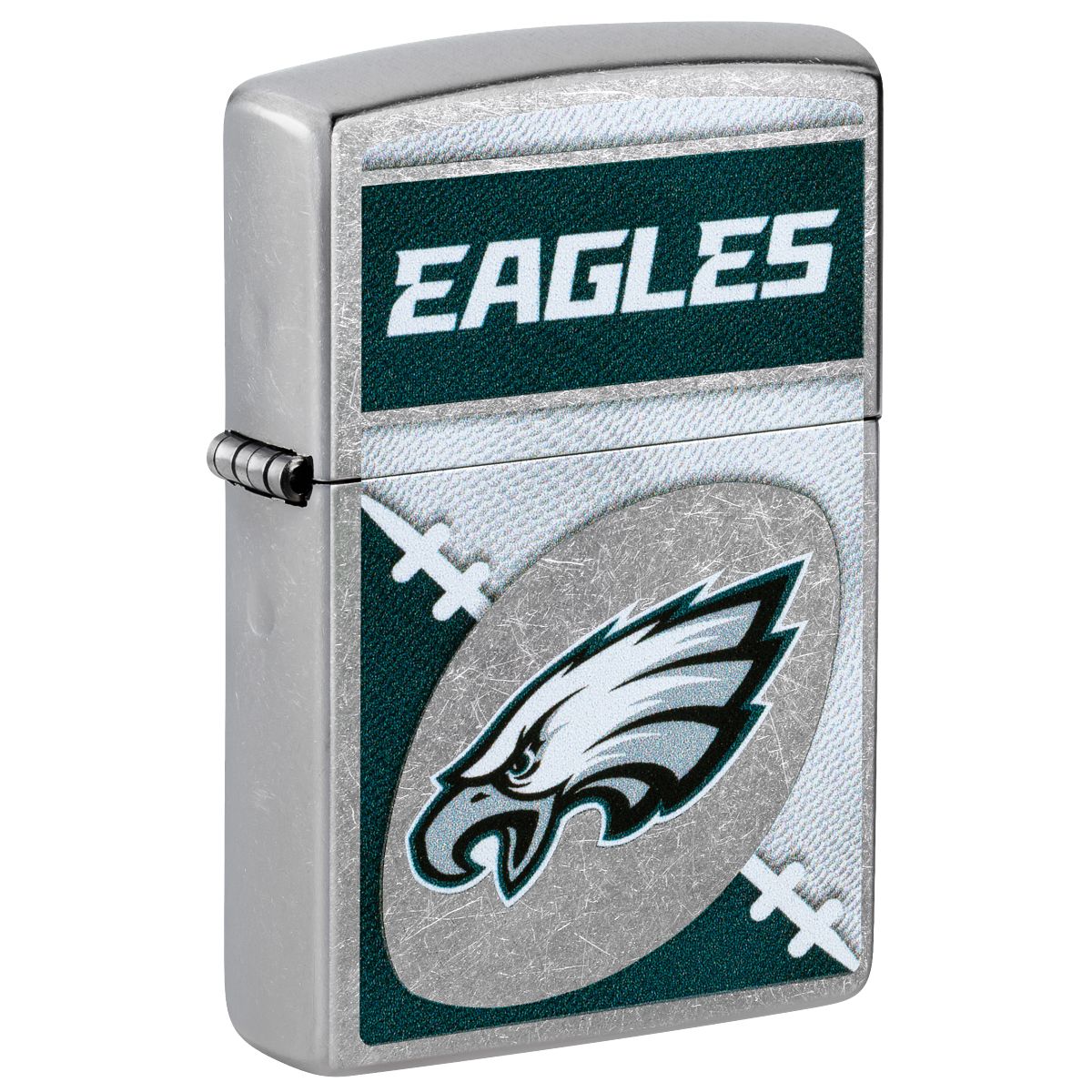 Zippo Lighter: NFL Football, Philadelphia Eagles - Street Chrome 46460
