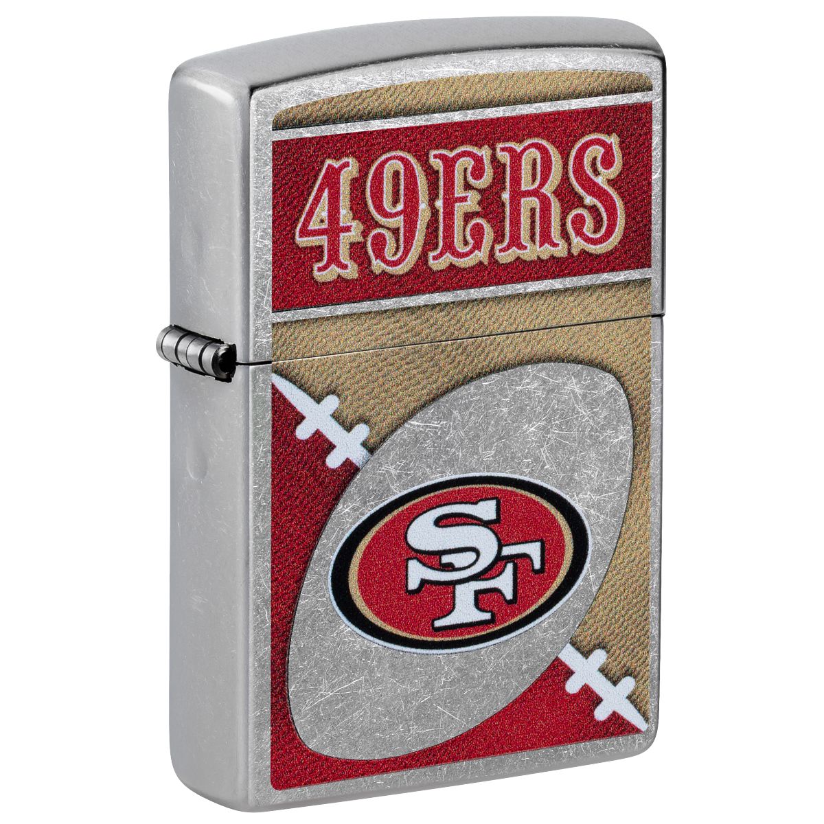 Zippo Lighter: NFL Football, San Francisco 49ers - Street Chrome 46462
