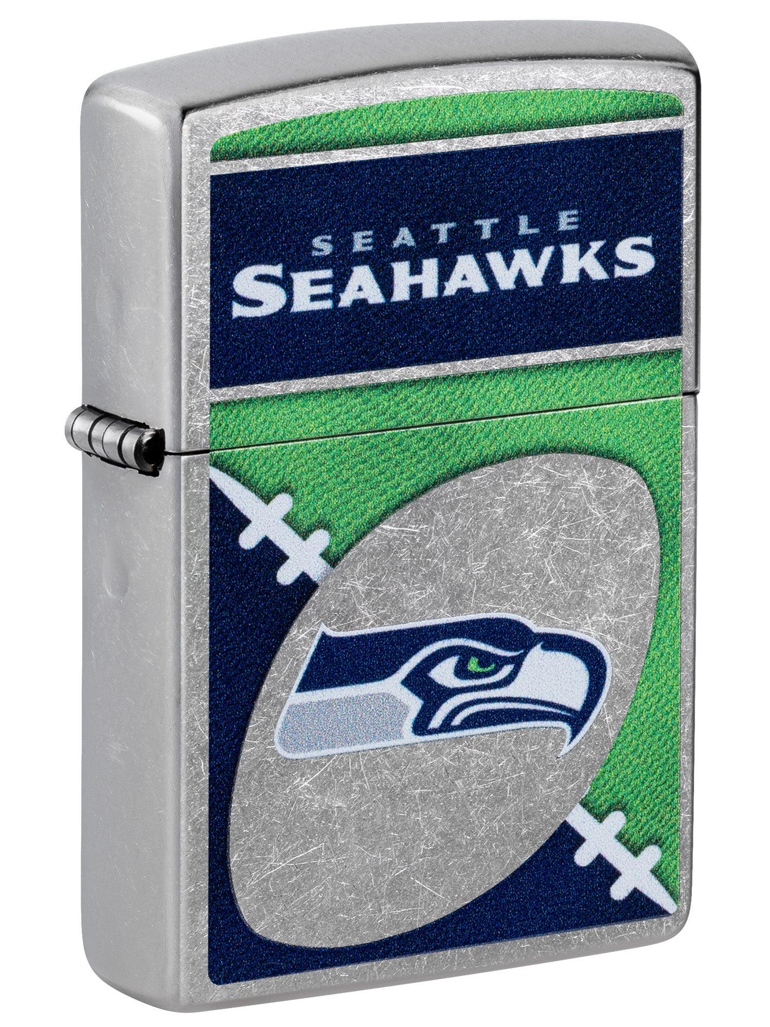 Zippo Lighter: NFL Football, Seattle Seahawks - Street Chrome 46463