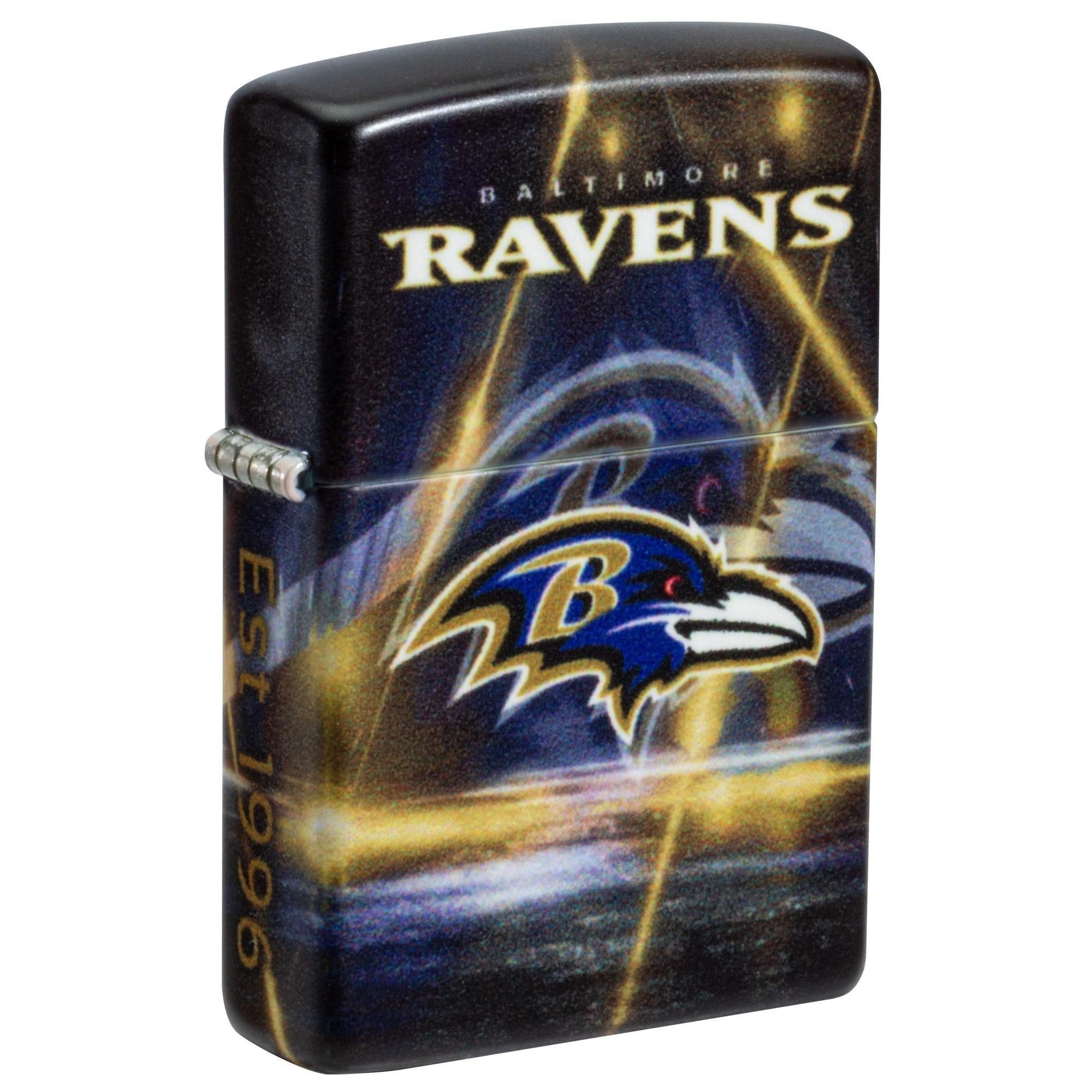 Zippo Lighter: NFL Football, Baltimore Ravens - 540 Color 46495