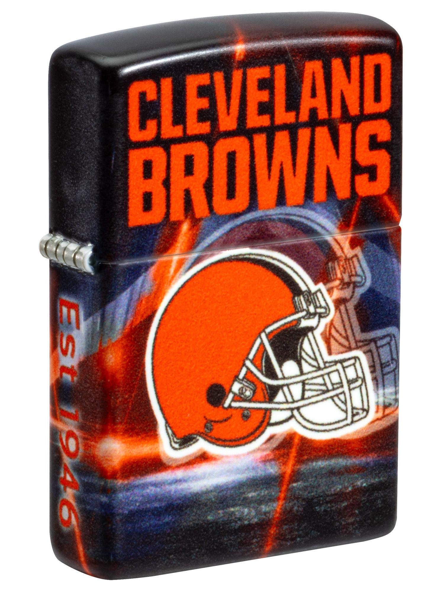 Zippo Lighter: NFL Football, Cleveland Browns - 540 Color 46500