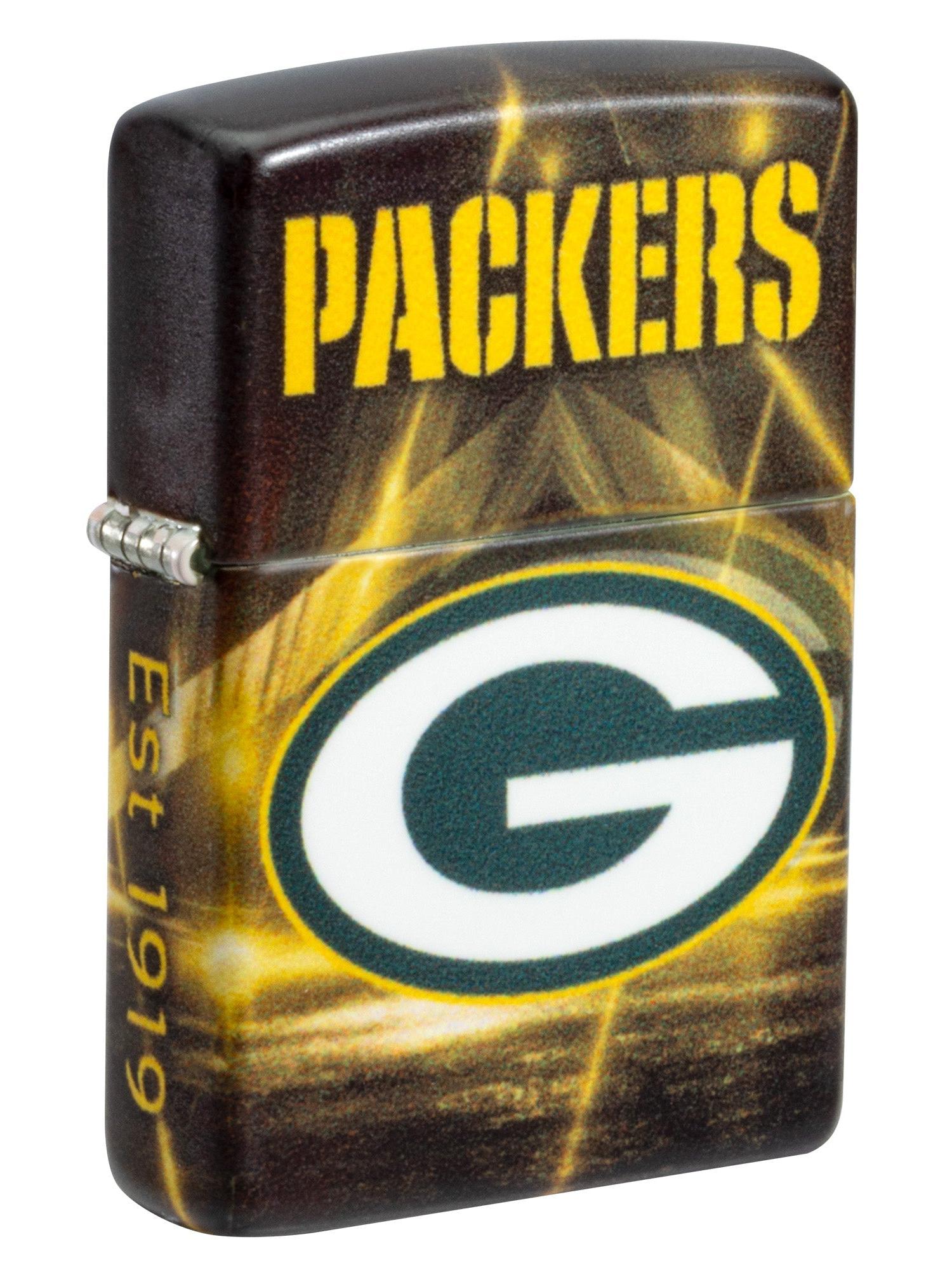 Zippo Lighter: NFL Football, Green Bay Packers - 540 Color 46505