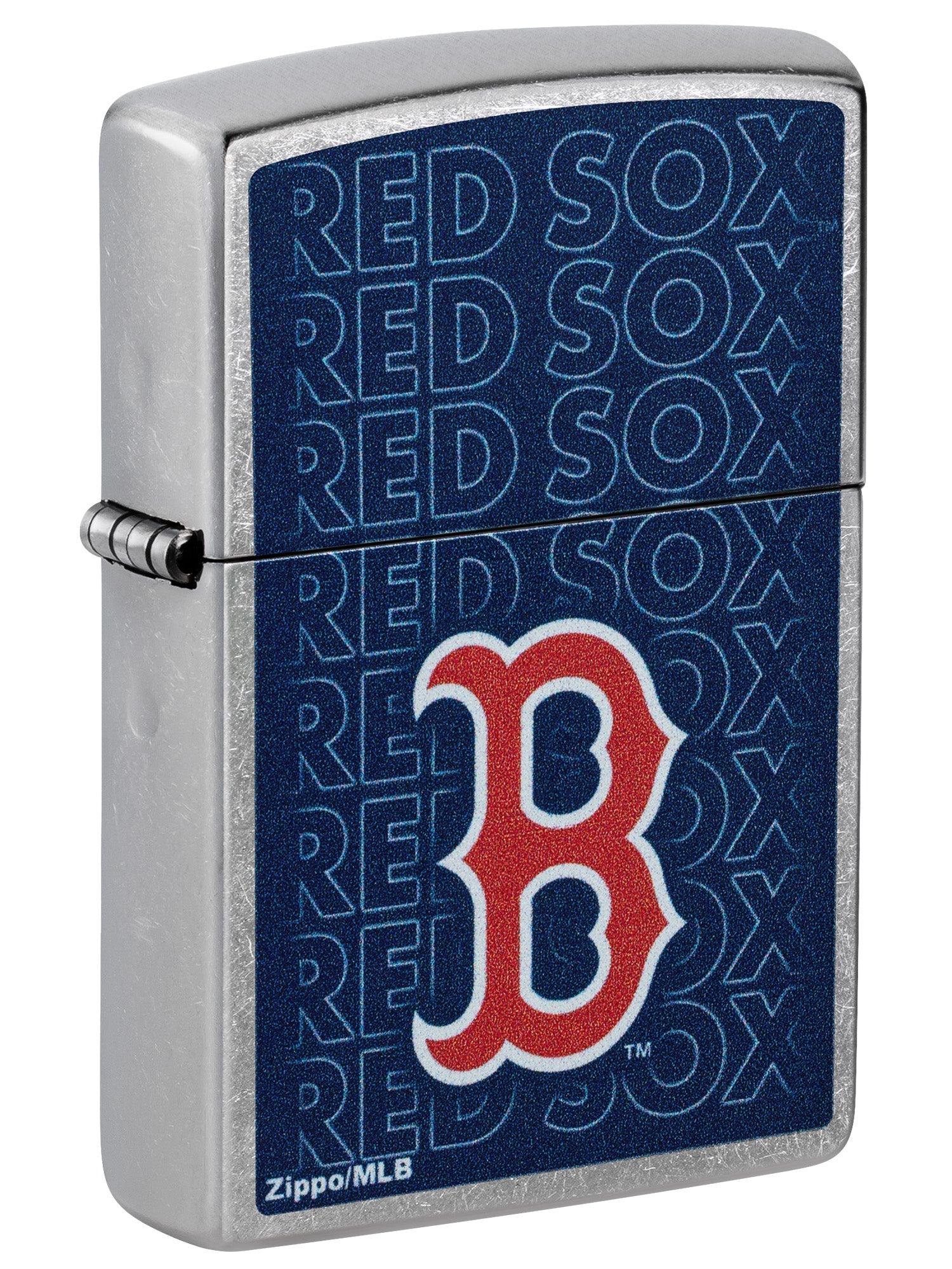 Zippo Lighter: MLB Baseball, Boston Red Sox - Street Chrome 46533