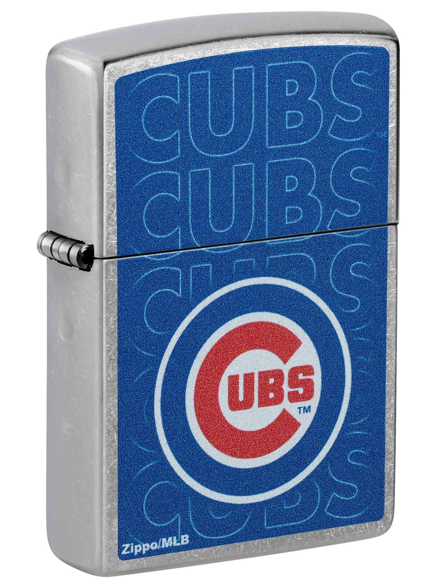 Zippo Lighter: MLB Baseball, Chicago Cubs - Street Chrome 46534