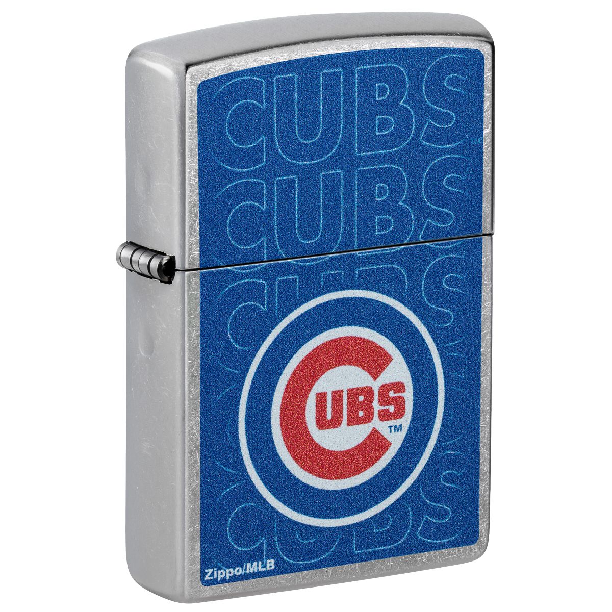 Zippo Lighter: MLB Baseball, Chicago Cubs - Street Chrome 46534