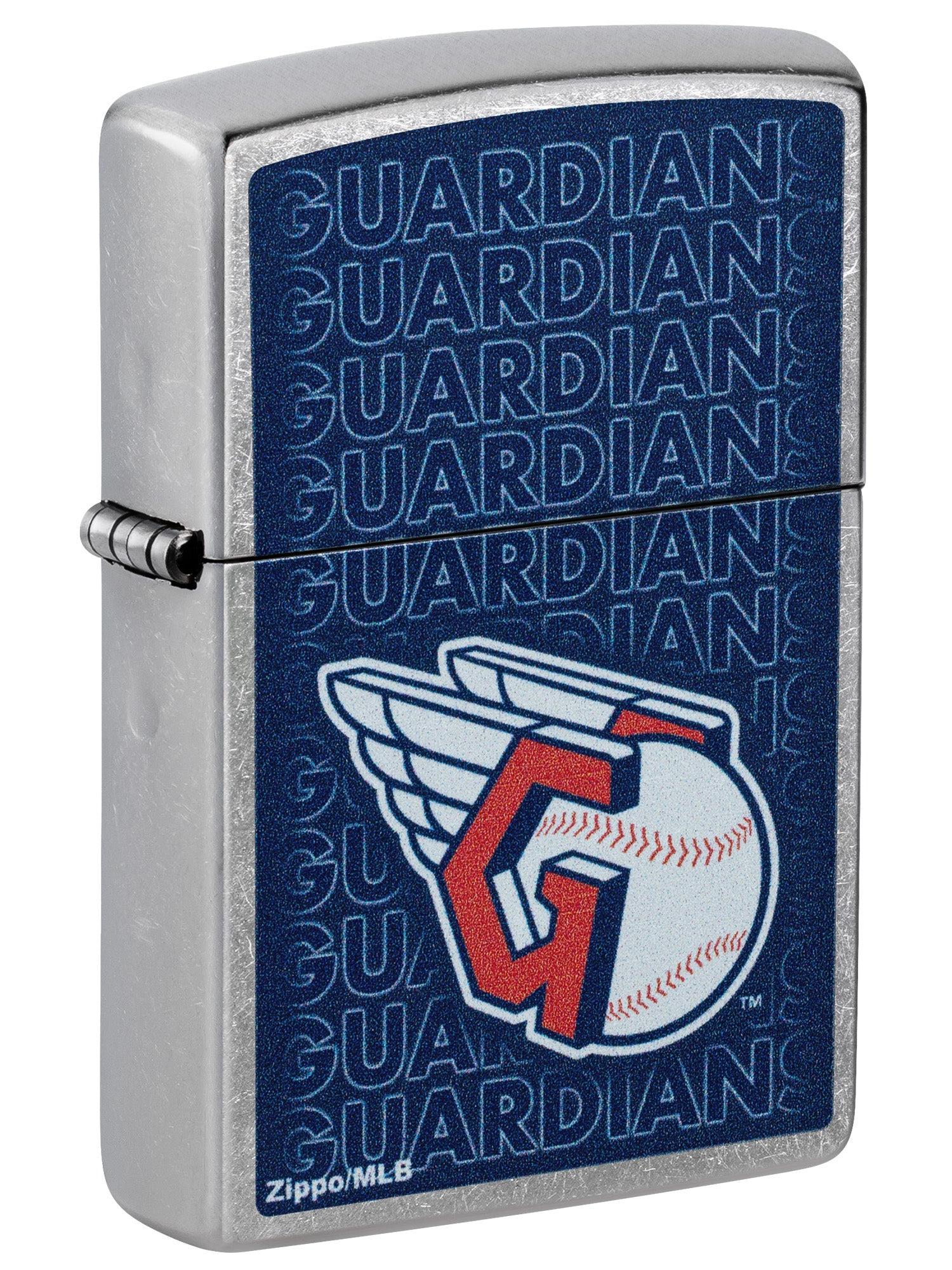 Zippo Lighter: MLB Baseball, Cleveland Guardians - Street Chrome 46537
