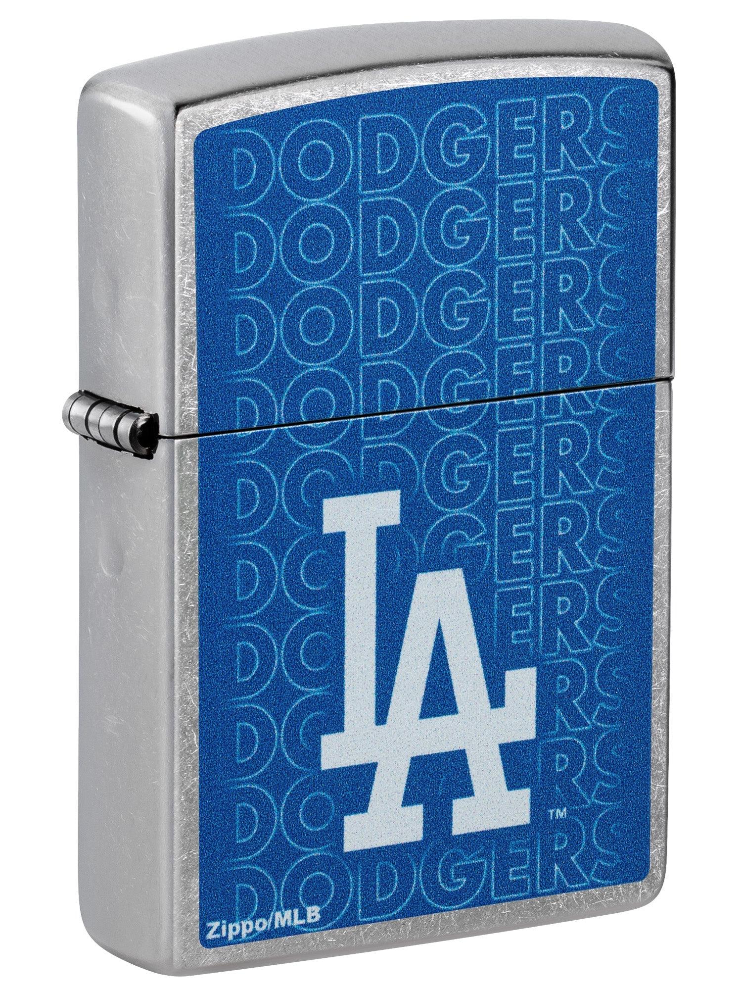 Zippo Lighter: MLB Baseball, Los Angeles Dodgers - Street Chrome 46543