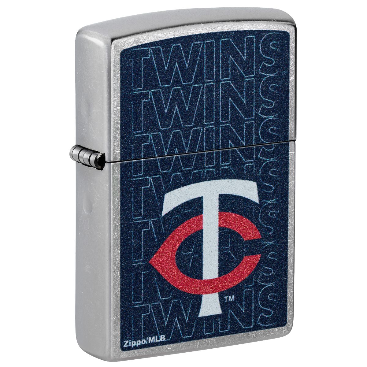Zippo Lighter: MLB Baseball, Minnesota Twins - Street Chrome 46546