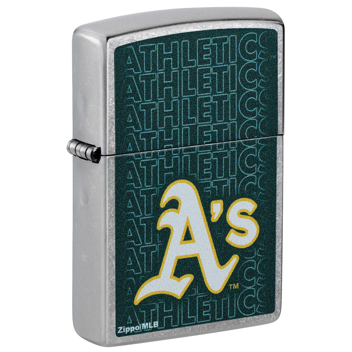 Zippo Lighter: MLB Baseball, Oakland Athletics - Street Chrome 46549