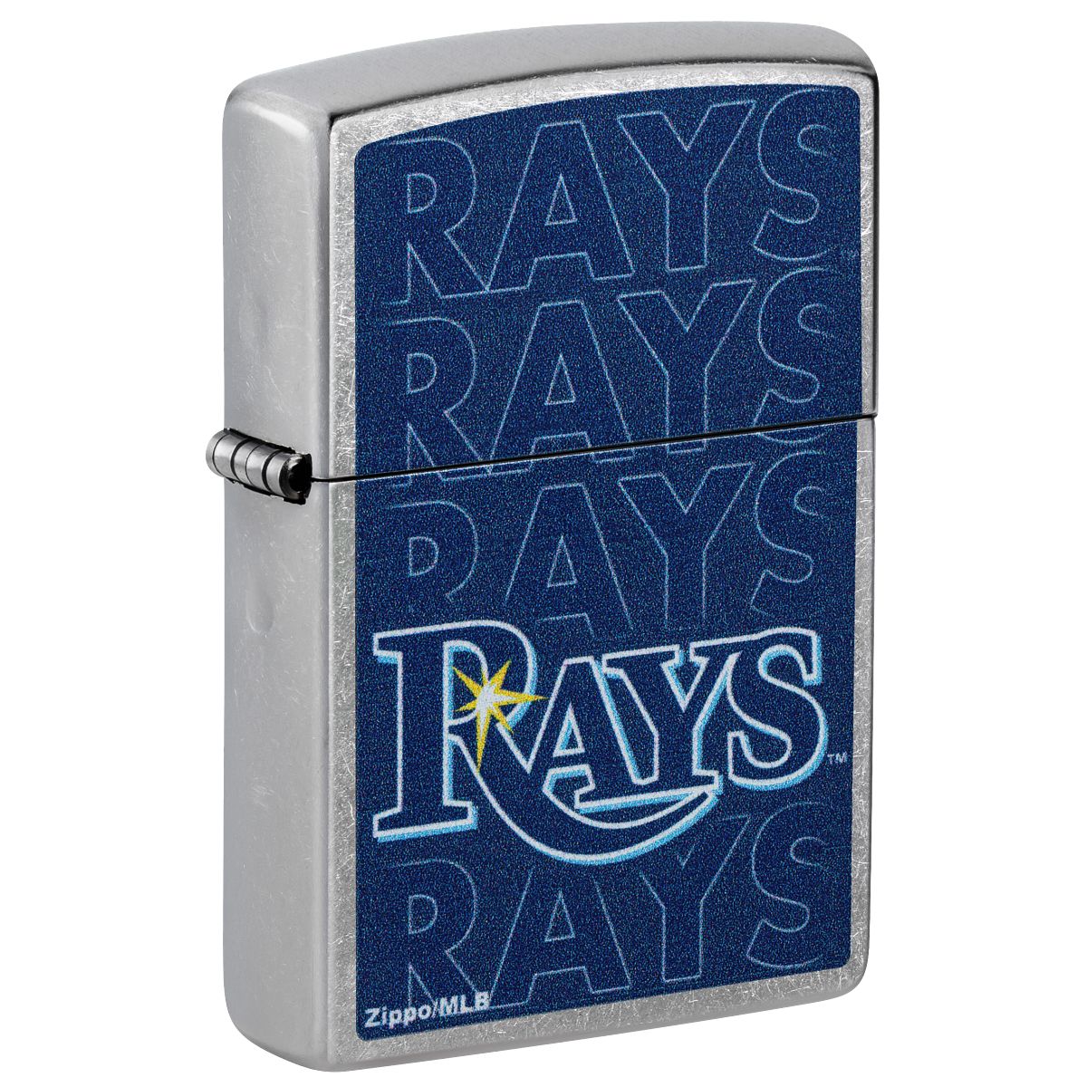 Zippo Lighter: MLB Baseball, Tampa Bay Rays - Street Chrome 46556