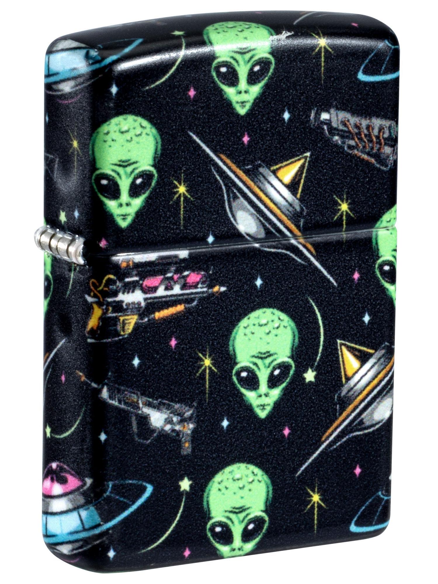 Zippo Lighter: Alien Pattern - 540 Color 46561