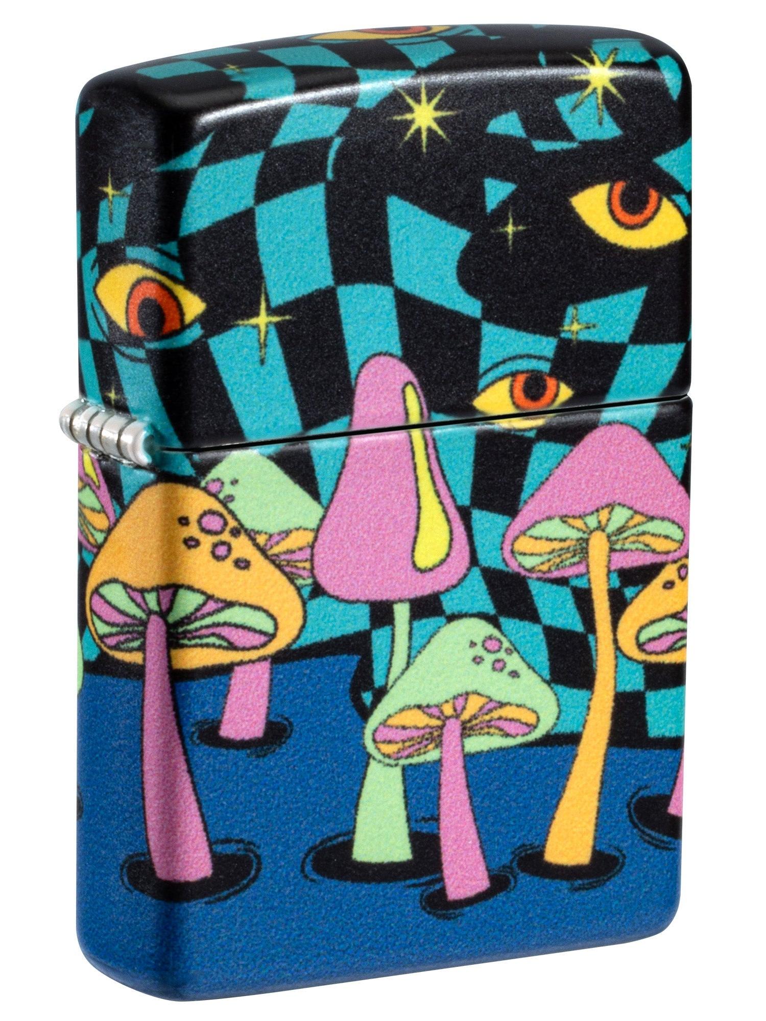Zippo Lighter: Mushrooms Design - Glow-in-the-Dark 46564