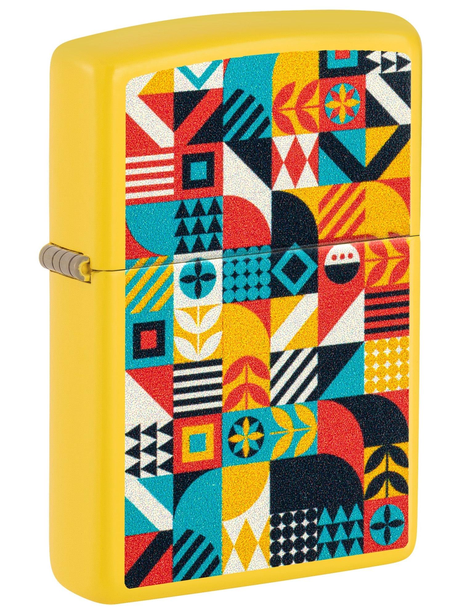 Zippo Lighter: Barn Quilt Design - Sunflower 46586