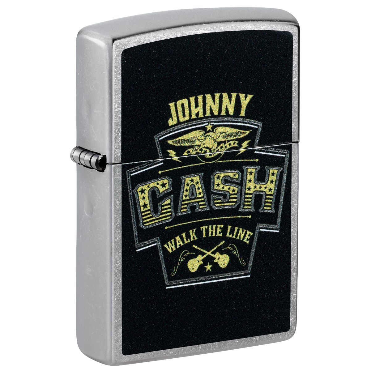 Zippo Lighter: Johnny Cash, Walk the Line - Street Chrome 46592