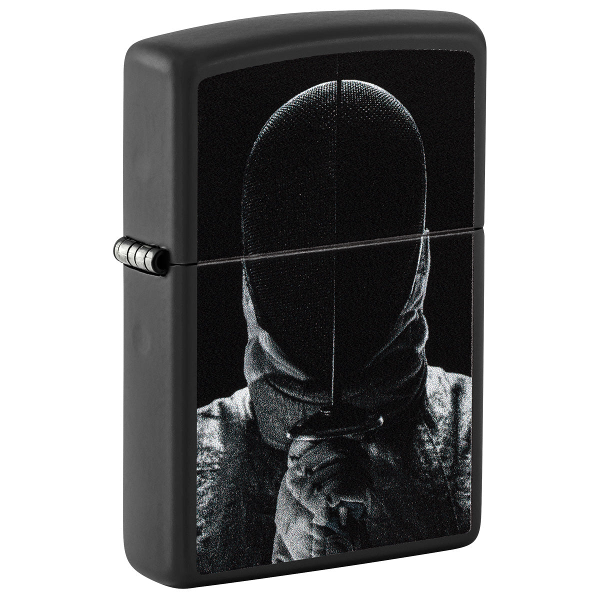 Zippo Lighter: Fencer - Black Matte 46625