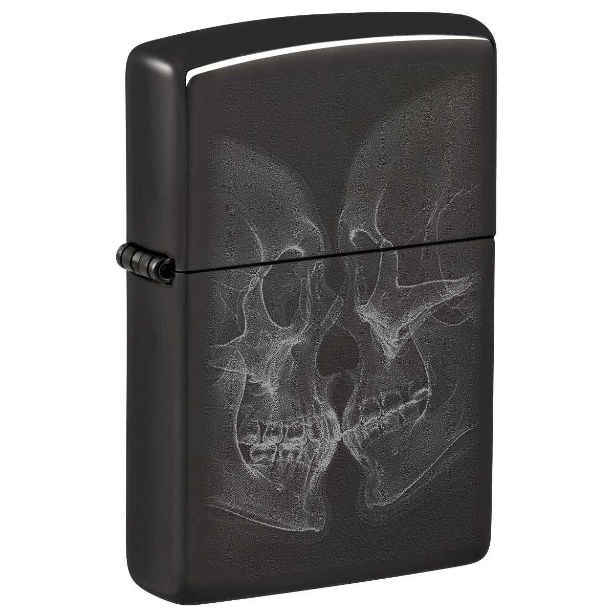 Zippo Lighter: X-Ray Kiss - High Polish Black 46644