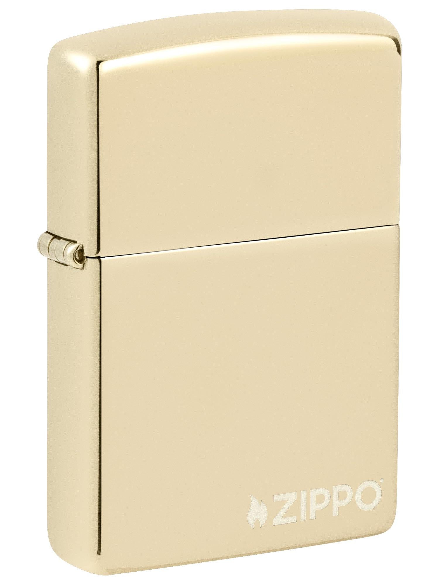 Zippo Lighter: Champagne with Zippo Logo - 46682ZL