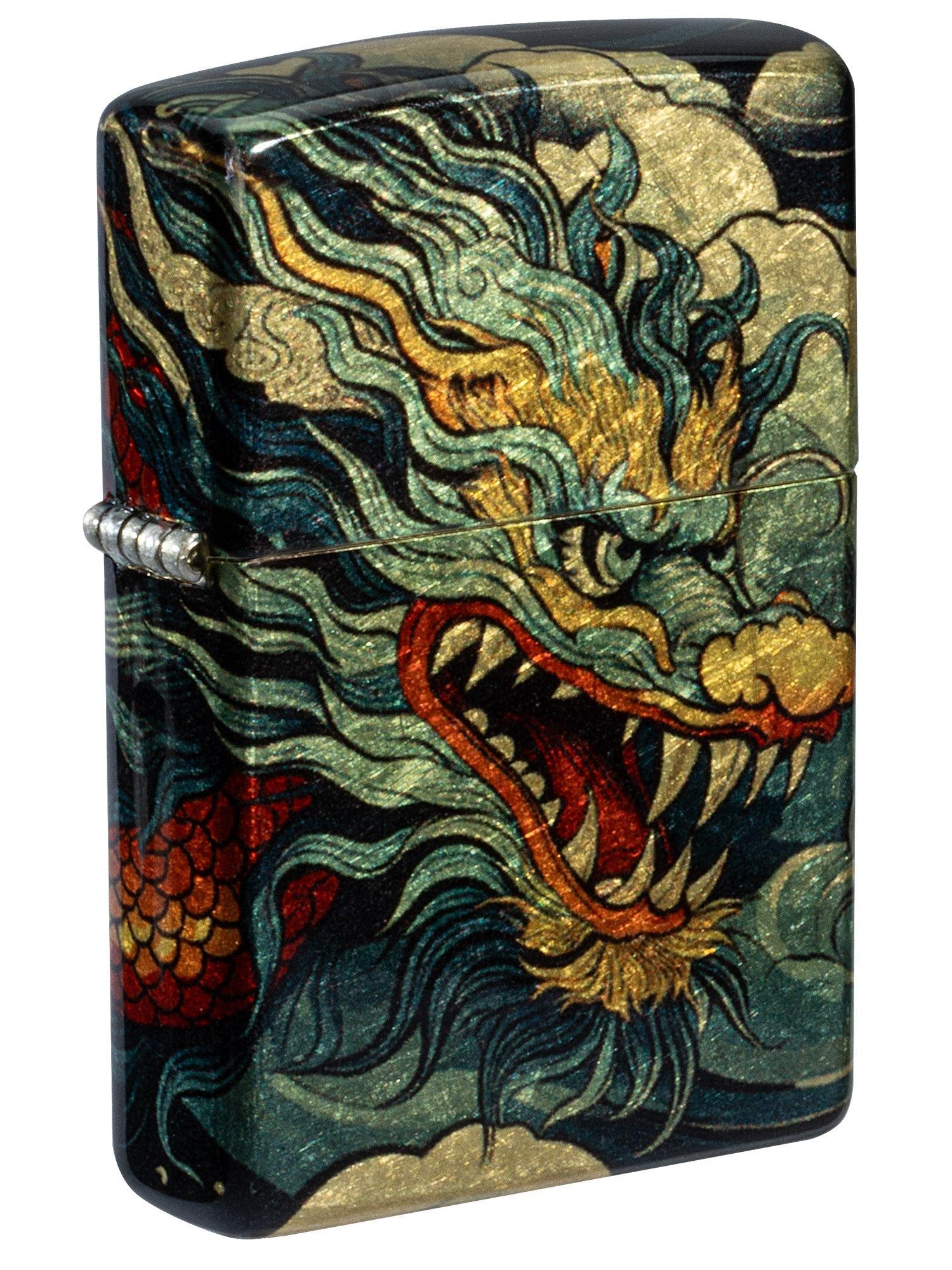 Zippo Lighter: Asian Dragon Design - 540 Fusion 46705