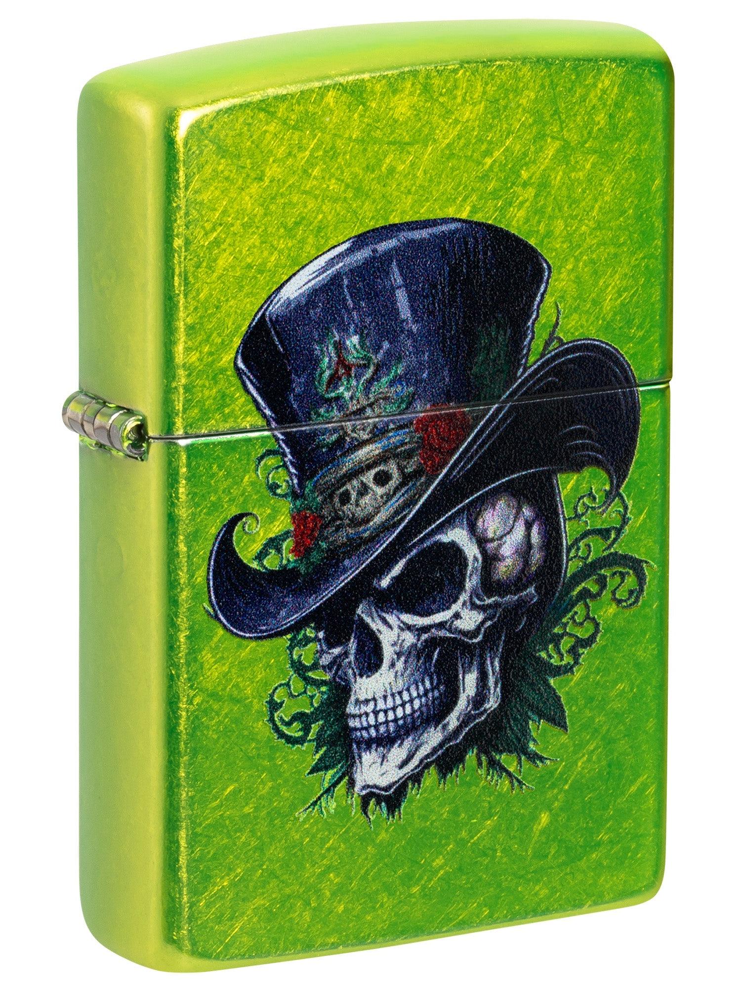 Zippo Lighter: Steampunk Skeleton - Lurid 46709