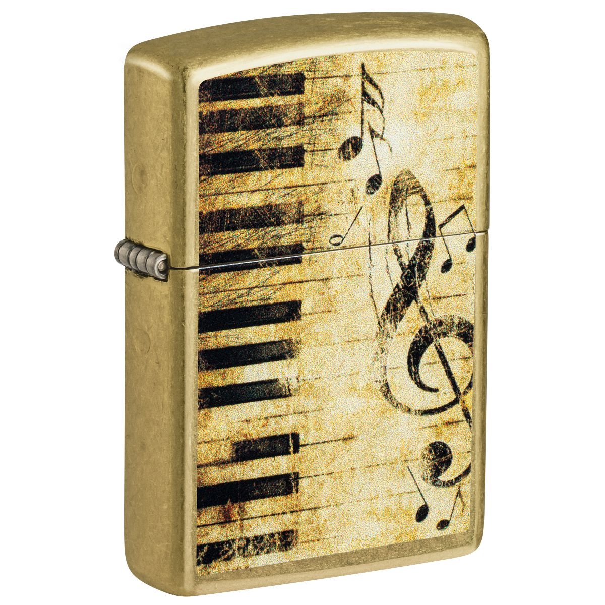 Zippo Lighter: Nothing but Treble, Keyboard - Street Brass 46712